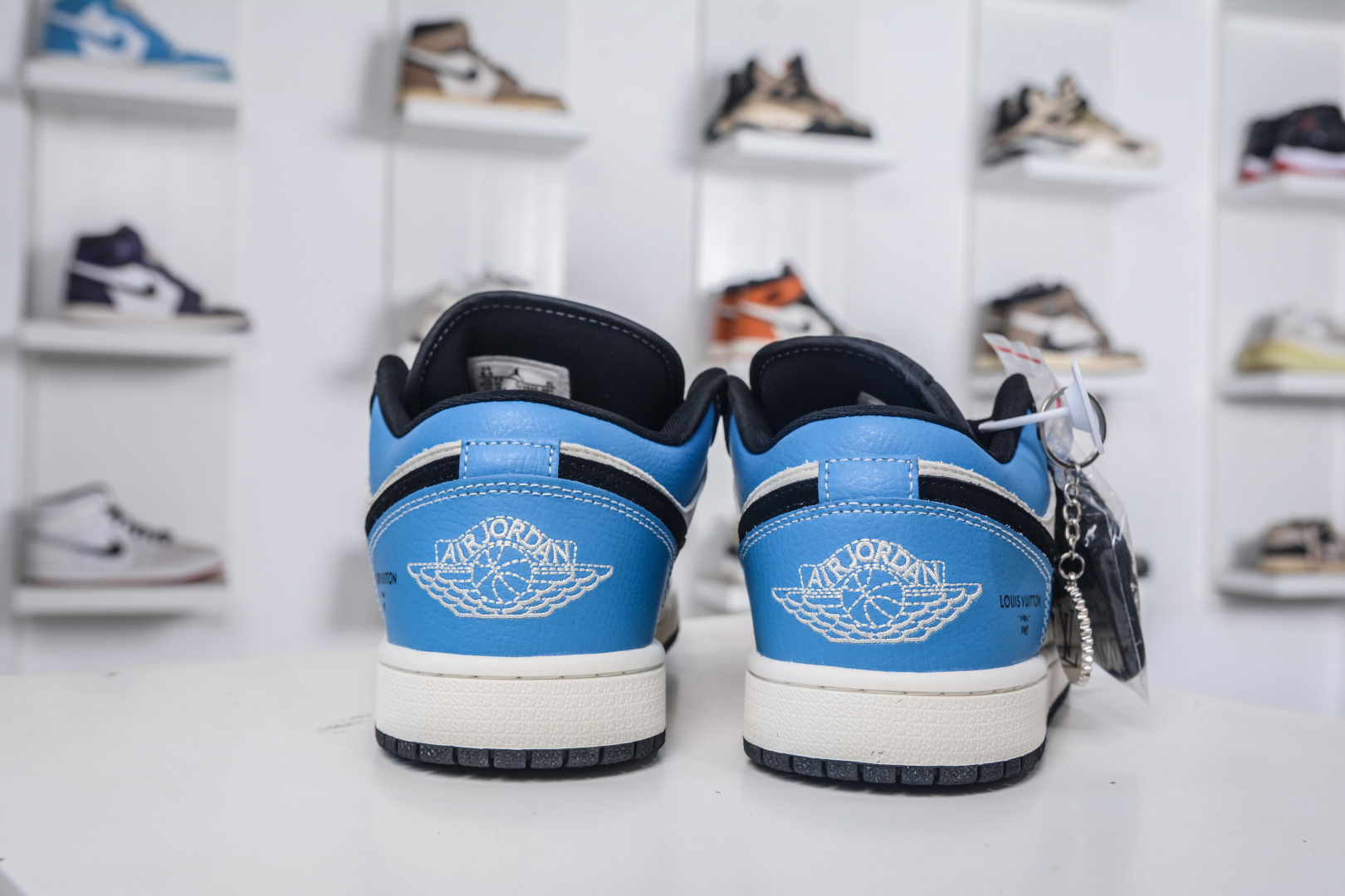 Air Jordan 1 Low x Louis Vuitton Collab Black White Blue Sneakers 3 cmp i1757352467854 1940 0 1