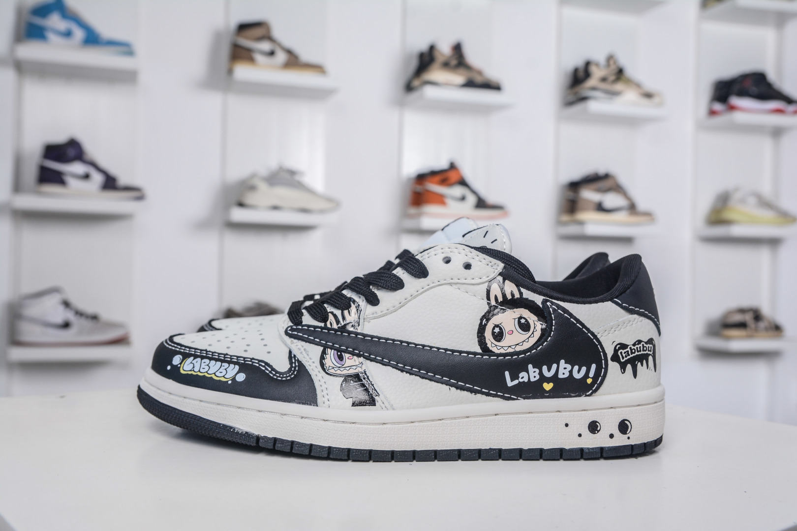 Air Jordan 1 Low X LABUBU White Black Custom Sneakers With Air Cushion 2 cmp i1757352523796 9263 0 0