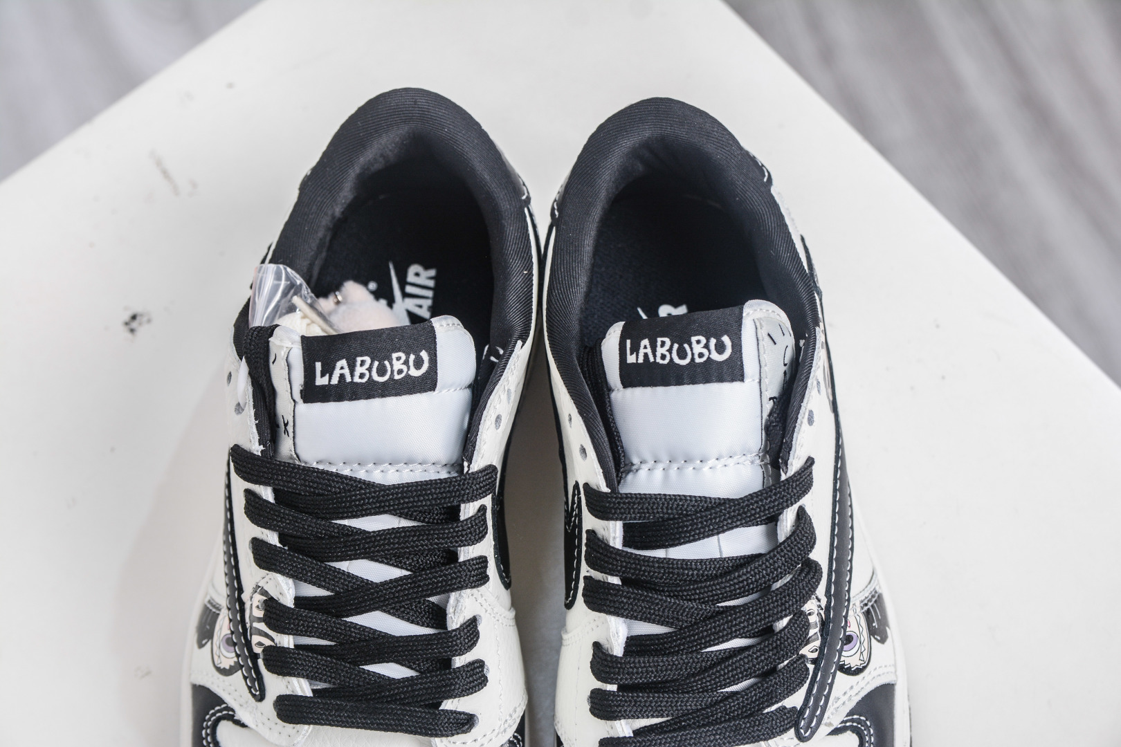 Air Jordan 1 Low X LABUBU White Black Custom Sneakers With Air Cushion 9 cmp i1757352525295 6510 0 7