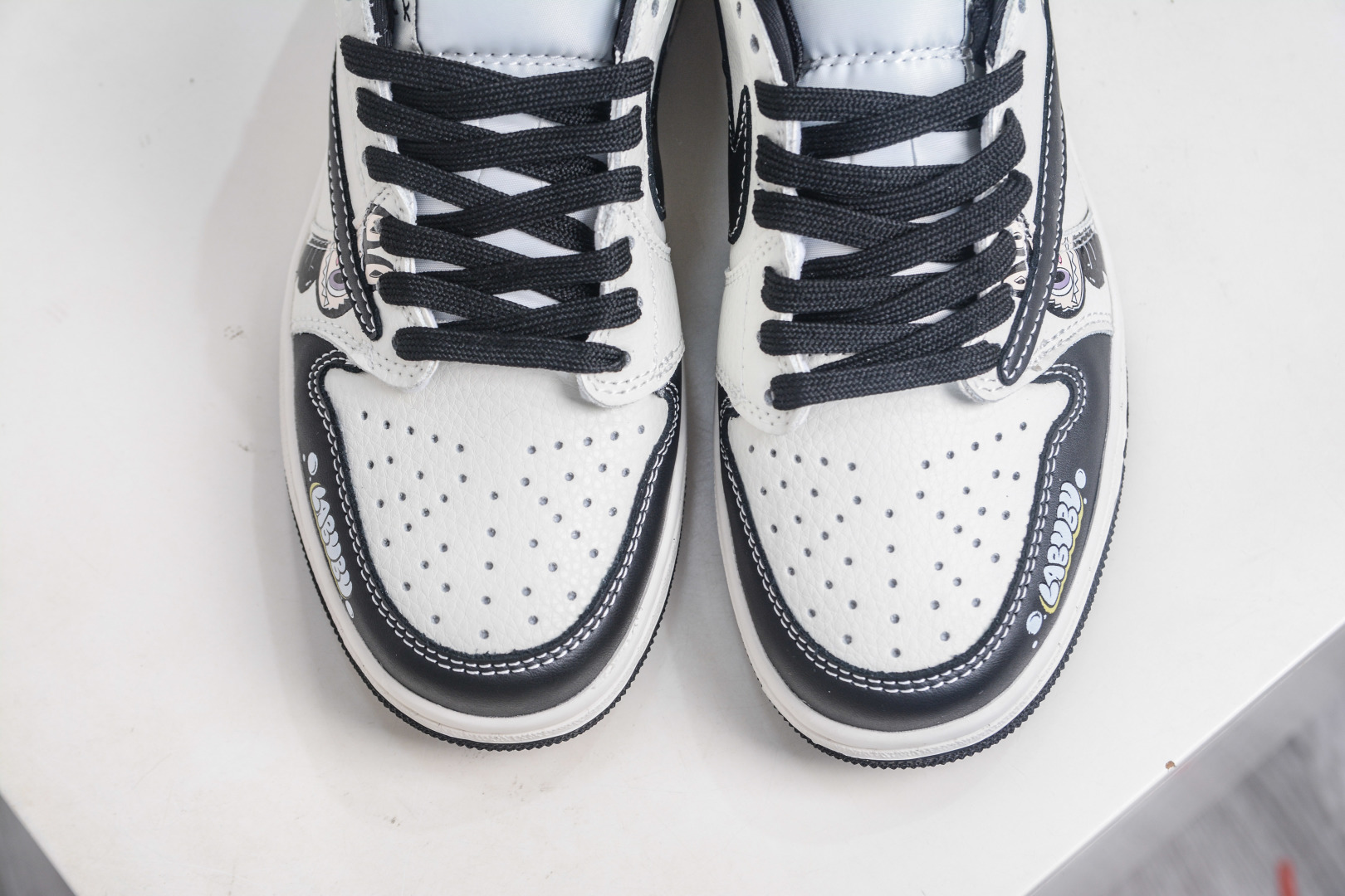 Air Jordan 1 Low X LABUBU White Black Custom Sneakers With Air Cushion 10 cmp i1757352525305 9911 0 8
