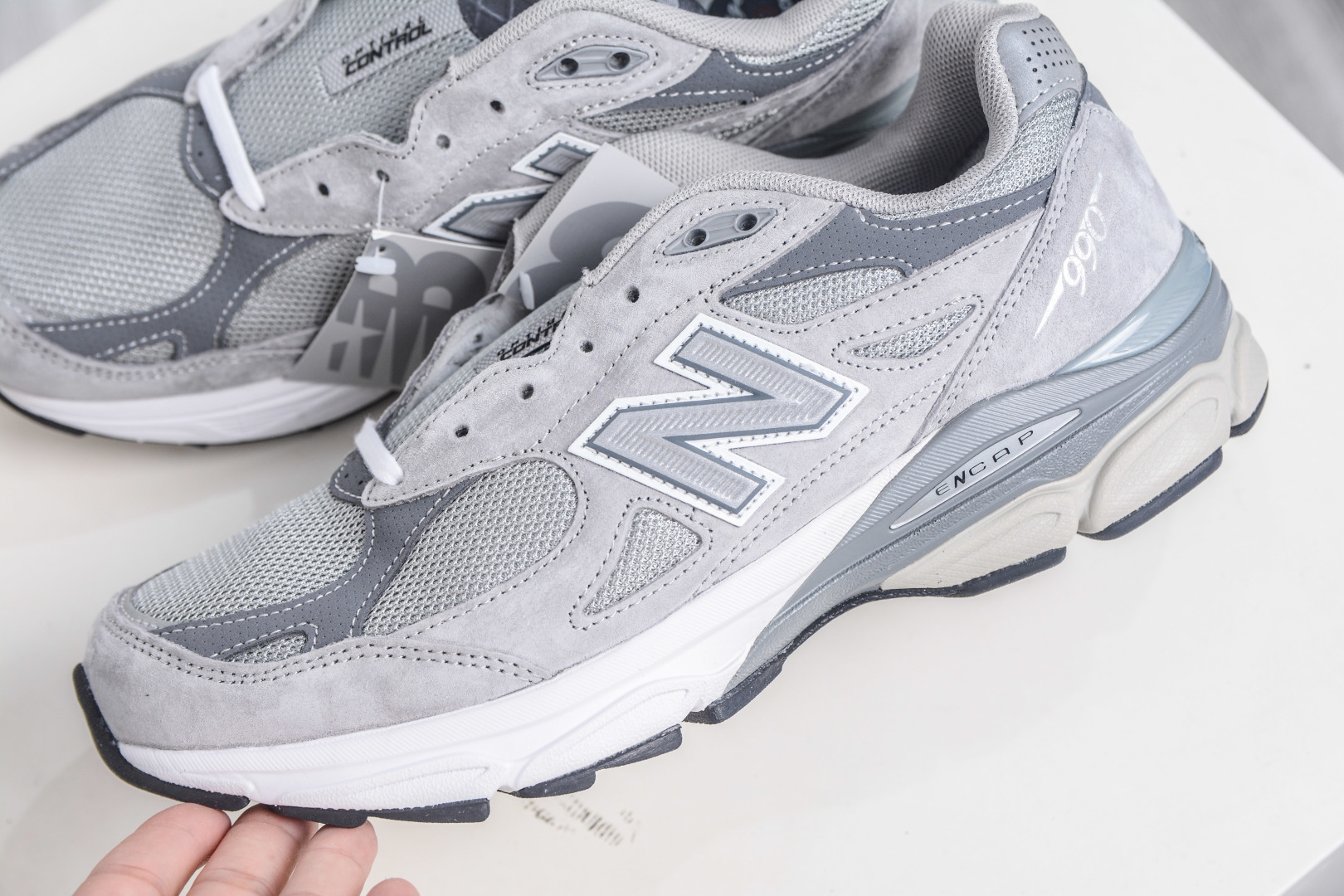 New Balance 990v3 Grey Reflective Running Shoes - Retro Style & Comfort 7 cmp i1757358400156 4913 0 6