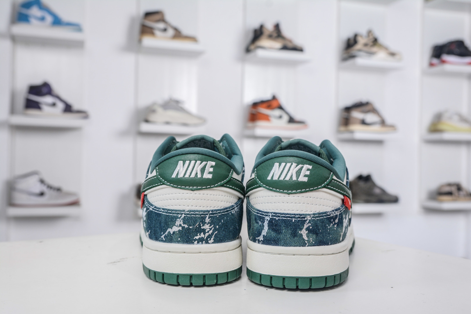 Nike SB Dunk Low x BAPE White Green Collaboration Sneakers 2 cmp i1757439493880 2840 0 1