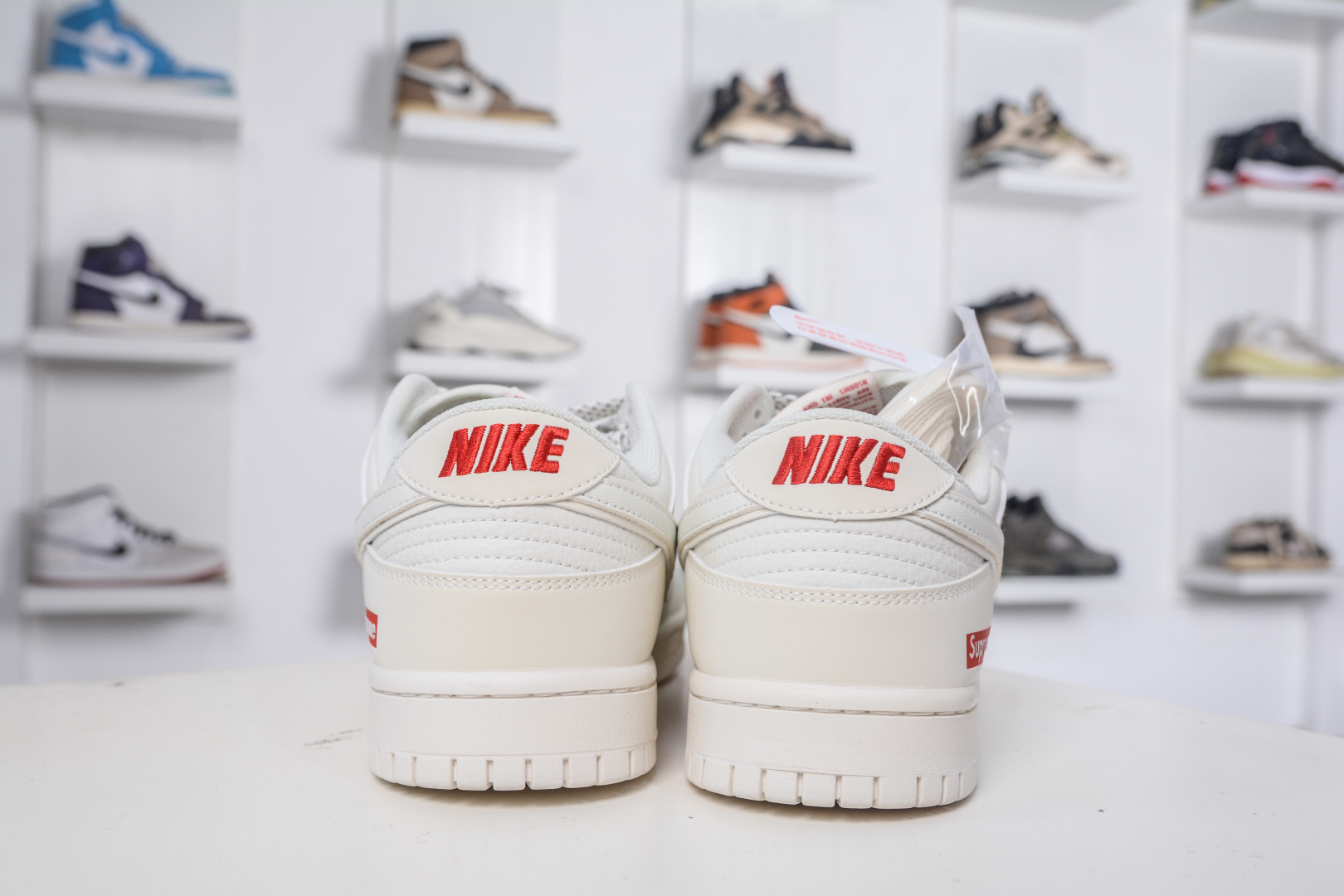 Nike SB Dunk Low x Supreme Collab - Premium Leather, Stylish Cream/Red Sneakers 2 cmp i1757439547078 7154 0 1