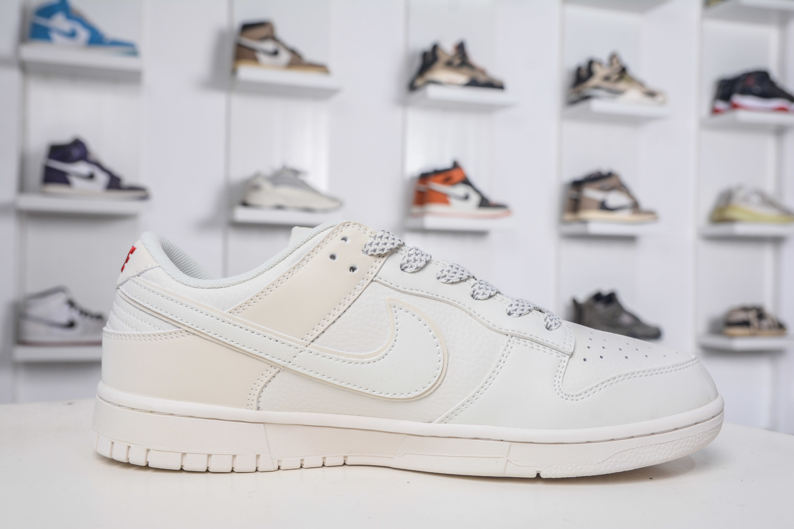 Nike SB Dunk Low x Supreme Collab - Premium Leather, Stylish Cream/Red Sneakers 3 cmp i1757439548109 9210 0 2