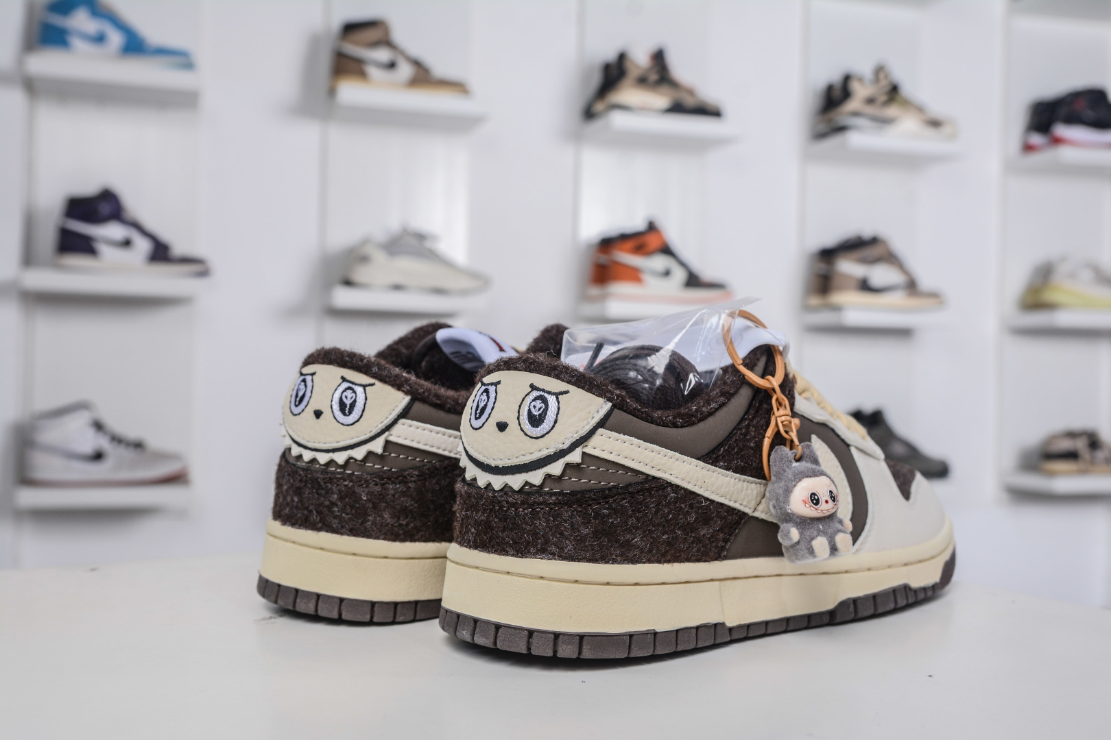 Nike SB Dunk Low x Labubu Collab: Cream & Brown Designer Sneakers 6 cmp i1757439609857 8142 0 5