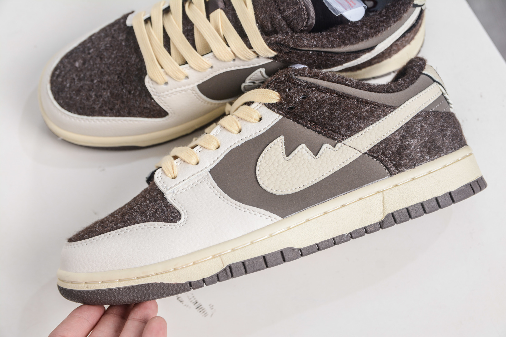 Nike SB Dunk Low x Labubu Collab: Cream & Brown Designer Sneakers 7 cmp i1757439609915 1840 0 6