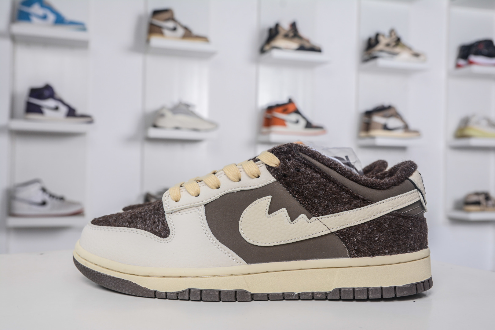 Nike SB Dunk Low x Labubu Collab: Cream & Brown Designer Sneakers 1 cmp i1757439611168 6351 0 0