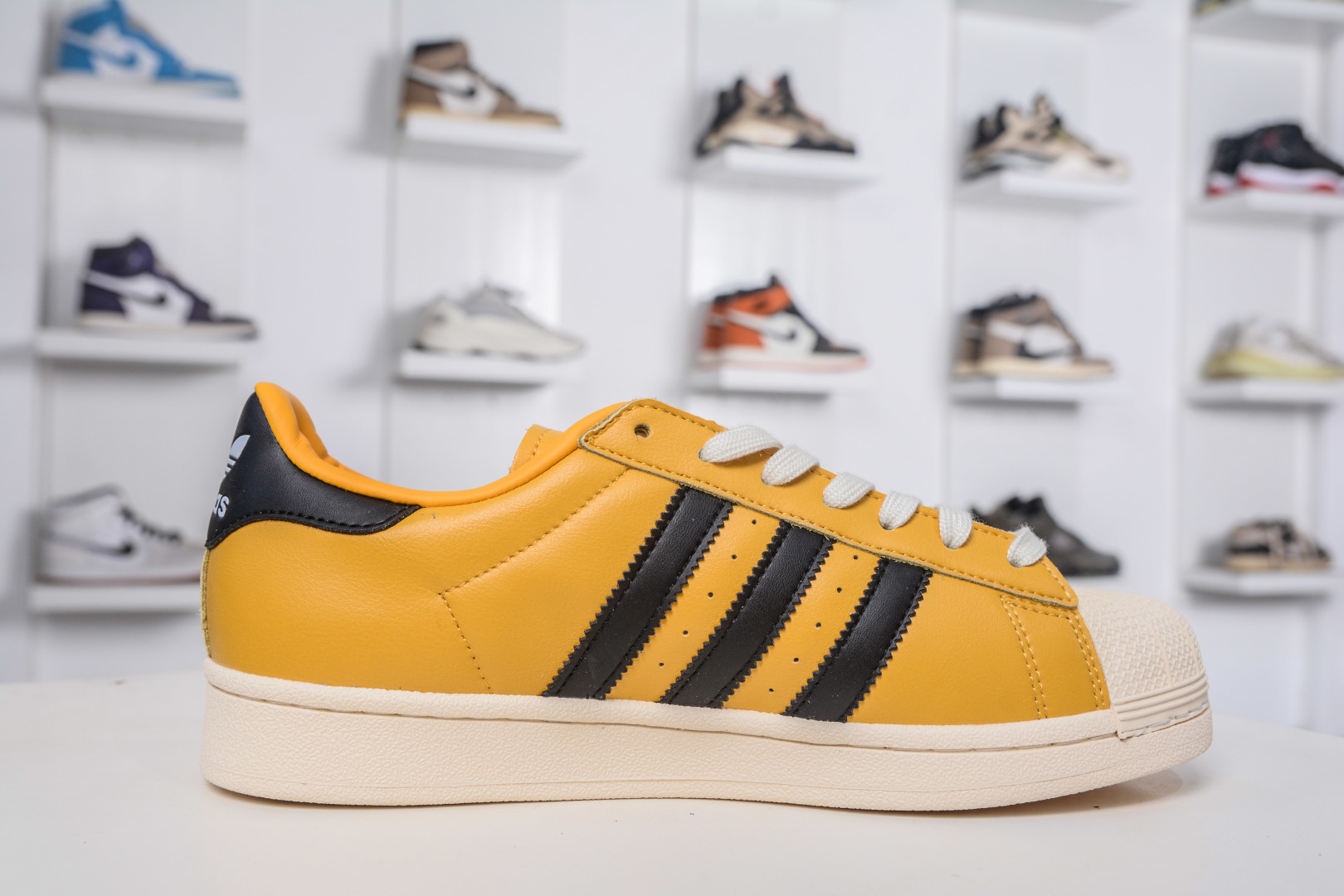 Adidas Originals Superstar Yellow Black Leather Upper Sneakers HQ0498 4 cmp i1757439728634 1527 0 2