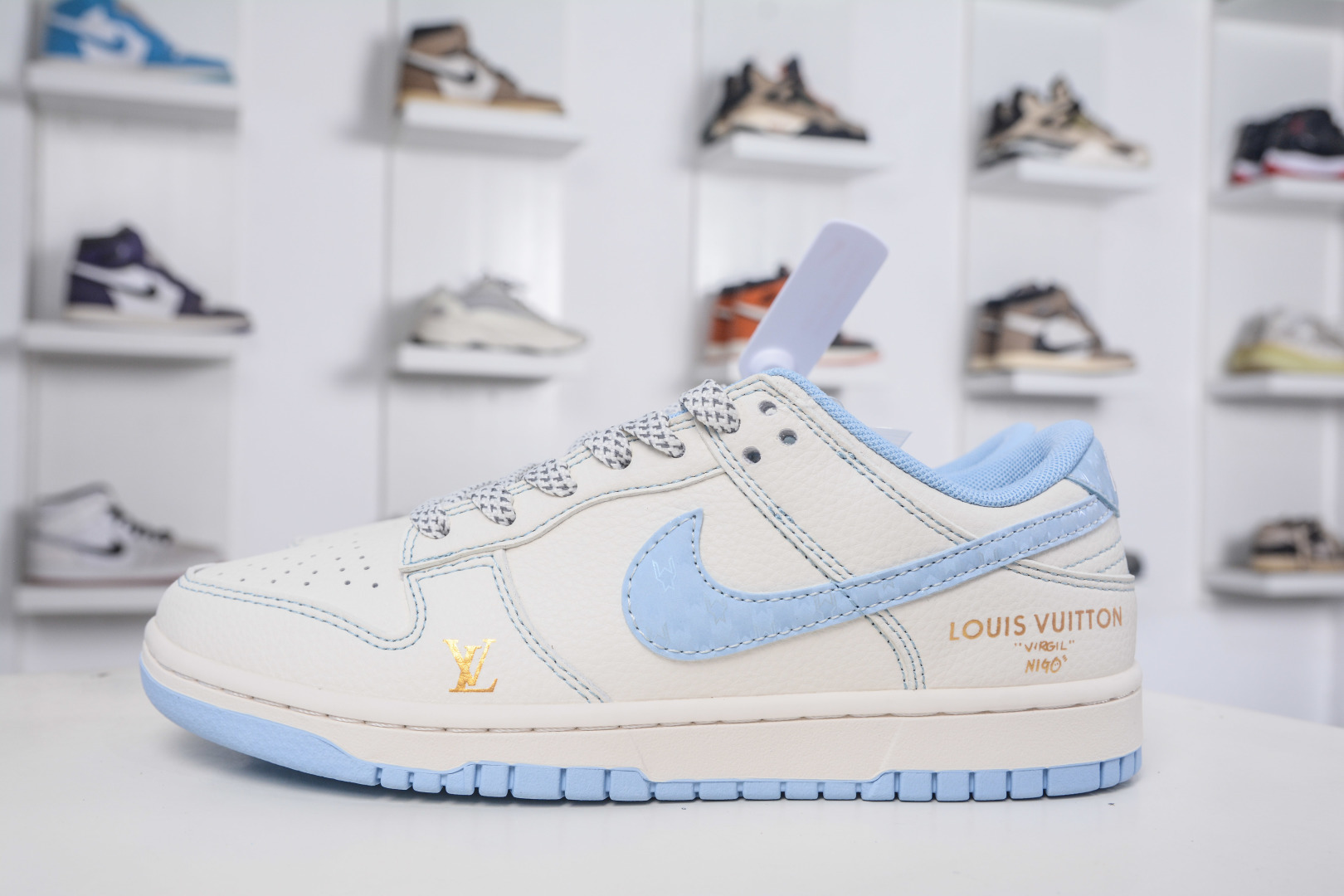 Nike SB Dunk Low x Louis Vuitton LV联名-白天蓝 JP1628-005 Nike SB Dunk Low x Louis Vuitton LV联名-白天蓝 JP1628-005
