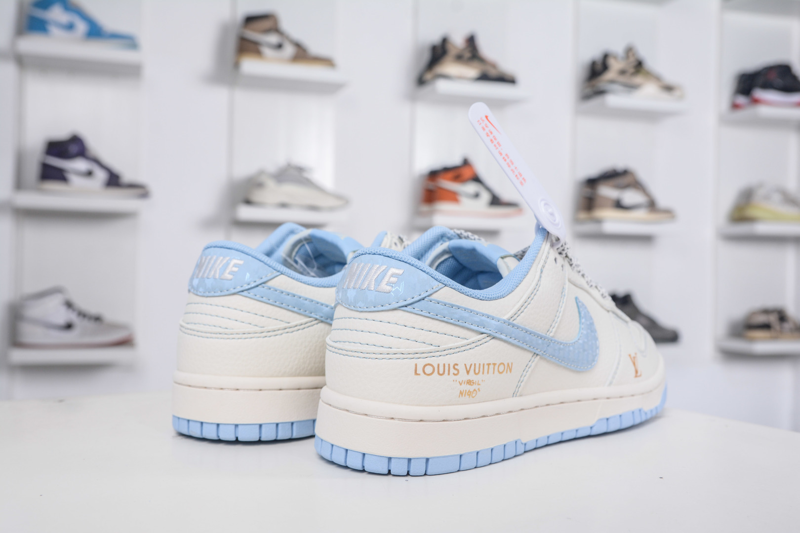Nike SB Dunk Low x Louis Vuitton LV联名-白天蓝 JP1628-005 Nike SB Dunk Low x Louis Vuitton LV联名-白天蓝 JP1628-005