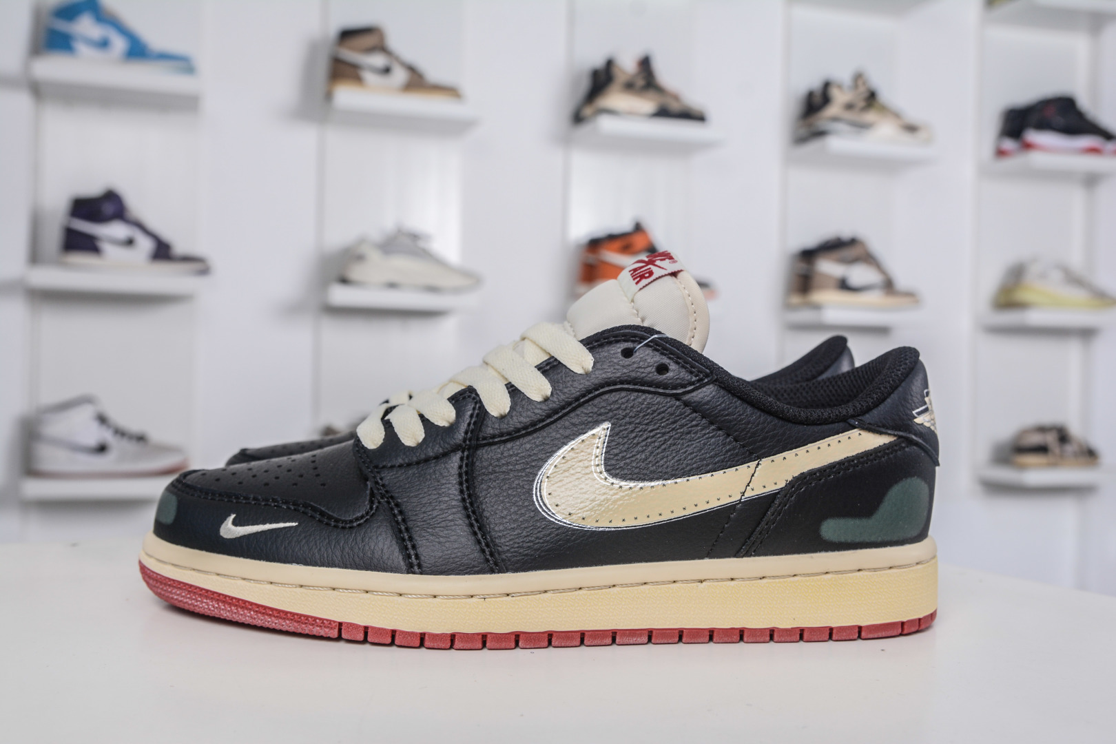 Nigel Sylvester x Air Jordan 1 Low OG Nitro Black Red Sneakers IB8958-001 1 cmp i1757609537181 7175 0 0