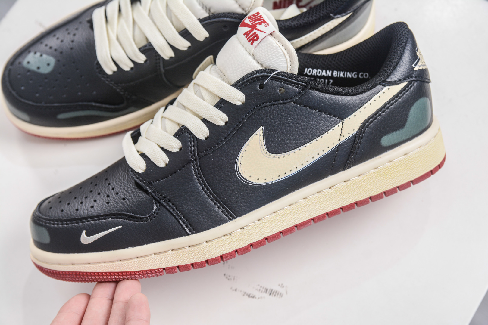 Nigel Sylvester x Air Jordan 1 Low OG Nitro Black Red Sneakers IB8958-001 7 cmp i1757609537235 2154 0 5