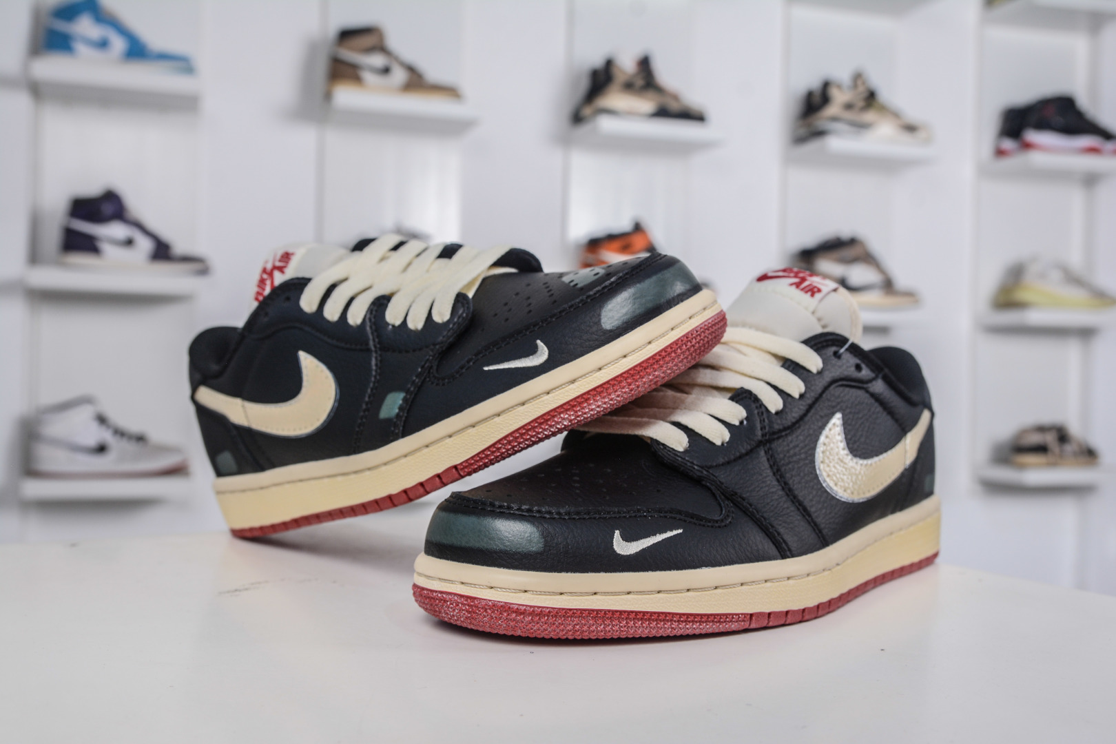 Nigel Sylvester x Air Jordan 1 Low OG Nitro Black Red Sneakers IB8958-001 4 cmp i1757609539012 8503 0 3