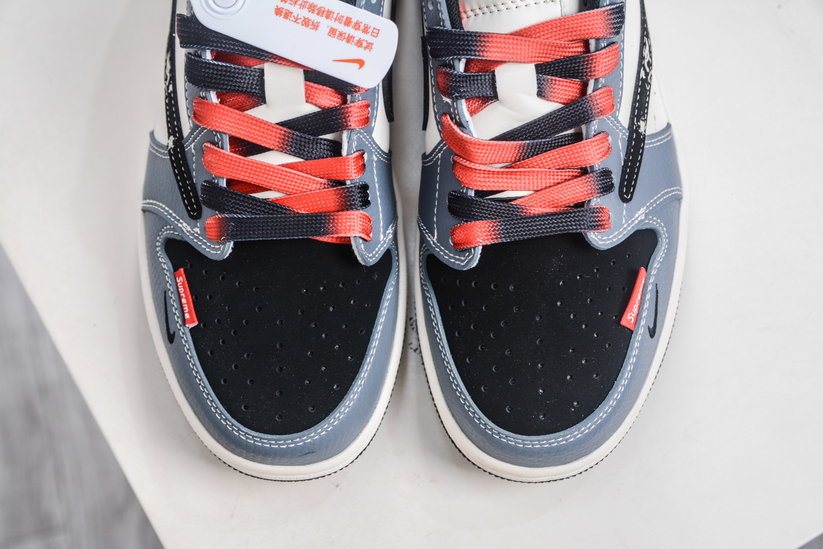 TS x Air Jordan x Supreme Air Jordan 1 Low - White, Grey & Black 9 cmp i1757609863305 6507 0 8