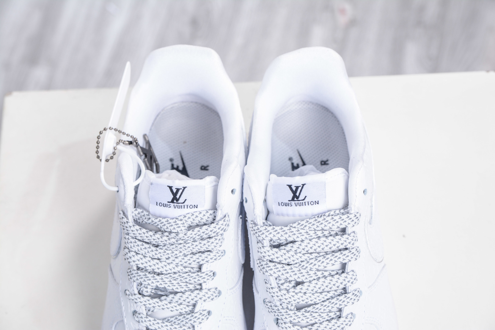 Nike Air Force 1 Low 07 x Louis Vuitton LV联名-全白印花 XL1979-110 Nike Air Force 1 Low 07 x Louis Vuitton LV联名-全白印花 XL1979-110