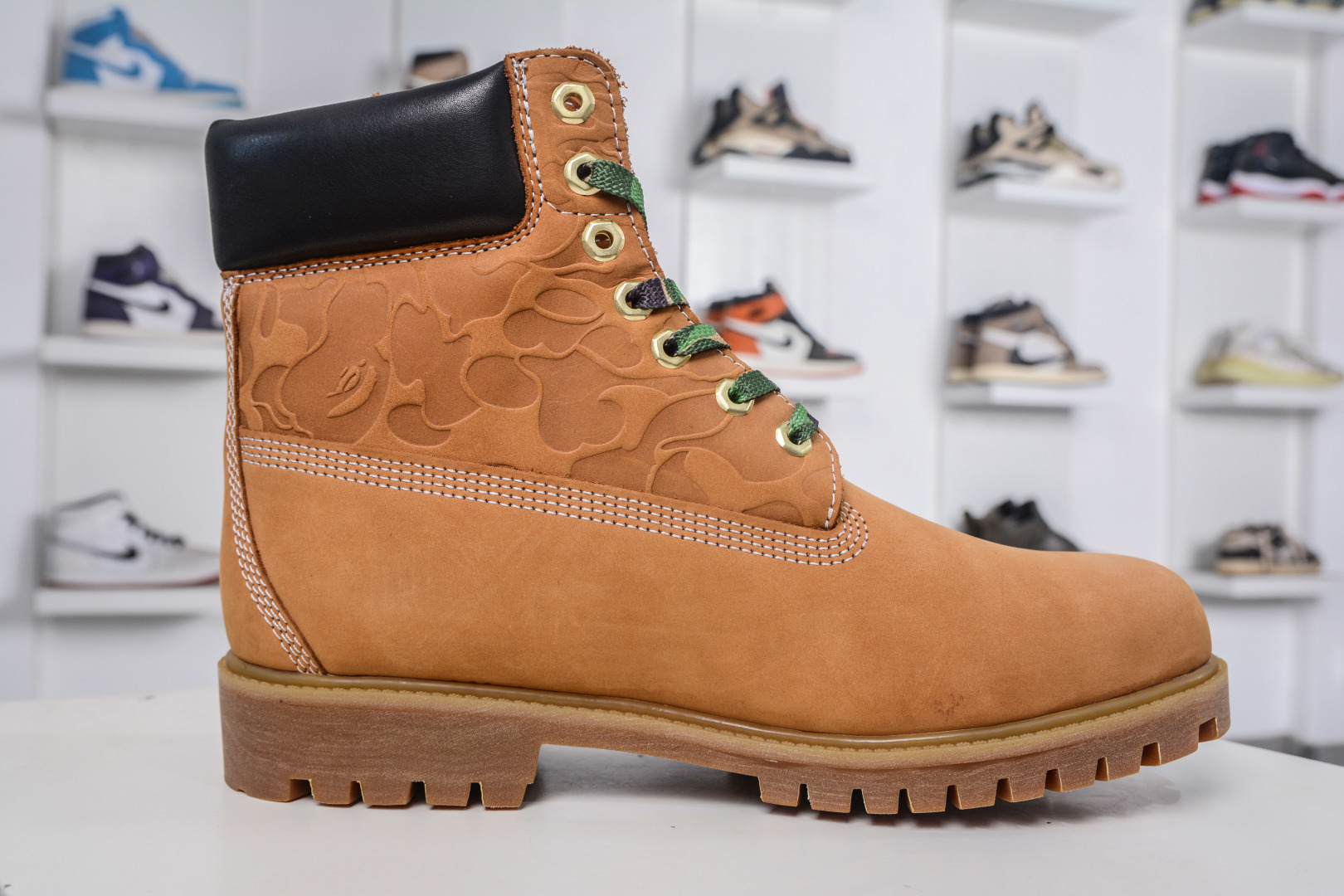 380 Timberland x Bape x Undefeated 添柏岚/天伯伦 猿人头 不败 三方联名限量款