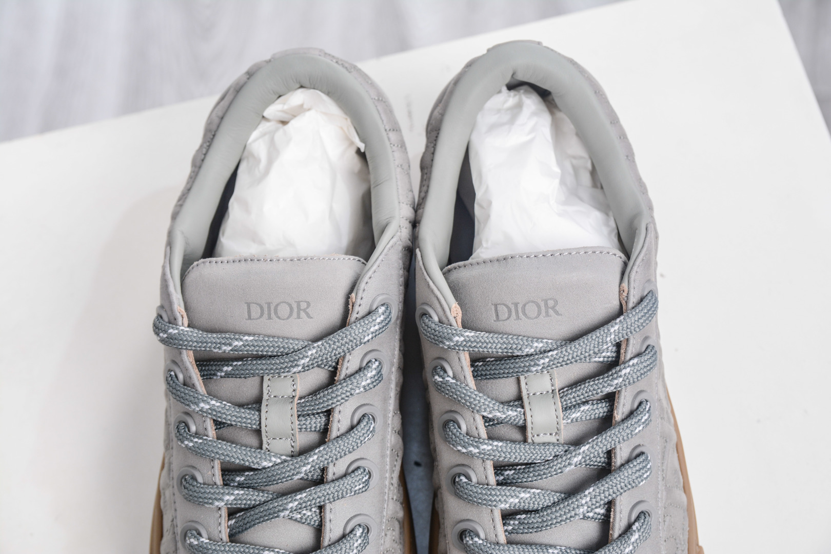 Dior B33 Grey Printed Lace-Up Fashion Sneakers - Premium Quality, Stylish & Durable 9 cmp i1757610689504 1758 0 7