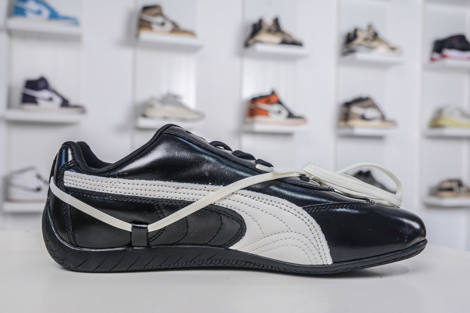 Rose x PUMA彪马 Speedcat 系列 联名款 赛车 德训双鞋带 绑带休闲运动低帮板鞋 404391-01