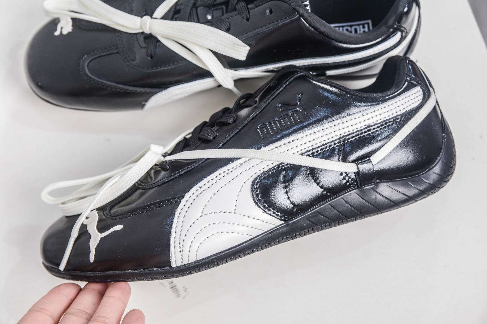 Rose x PUMA彪马 Speedcat 系列 联名款 赛车 德训双鞋带 绑带休闲运动低帮板鞋 404391-01