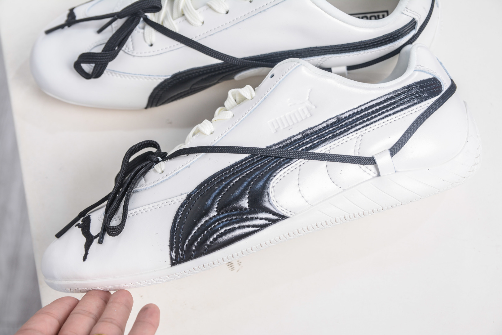 Rose x PUMA彪马 Speedcat 系列 联名款 赛车 德训双鞋带 绑带休闲运动低帮板鞋 404390-01