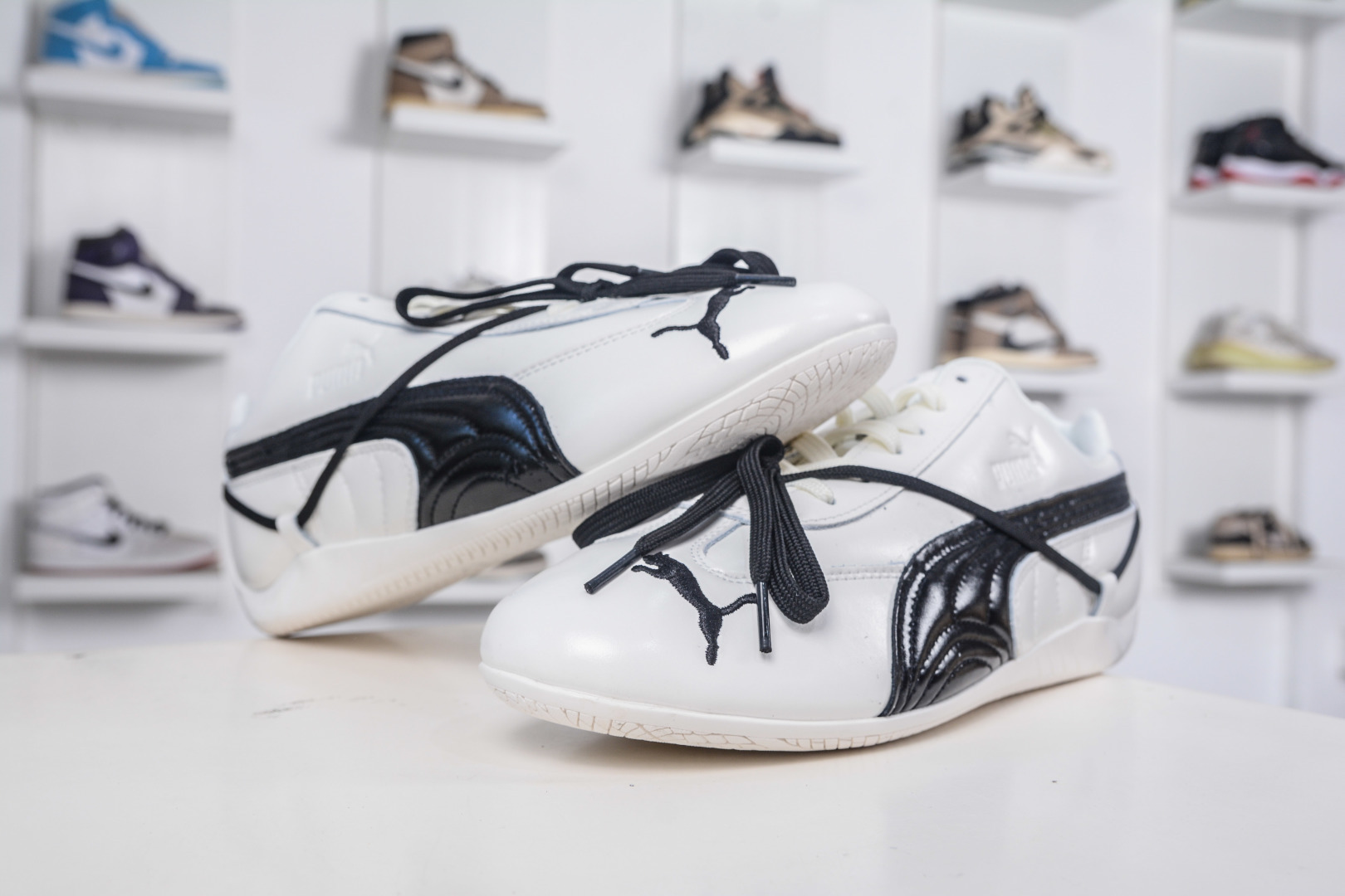 Rose x PUMA彪马 Speedcat 系列 联名款 赛车 德训双鞋带 绑带休闲运动低帮板鞋 404390-01