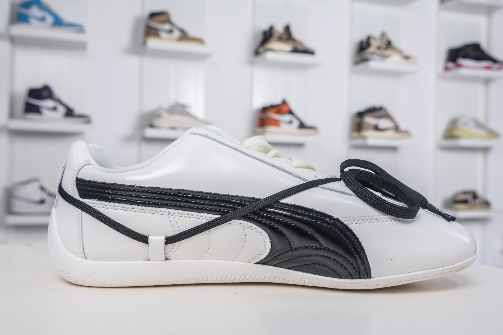 Rose x PUMA彪马 Speedcat 系列 联名款 赛车 德训双鞋带 绑带休闲运动低帮板鞋 404390-01