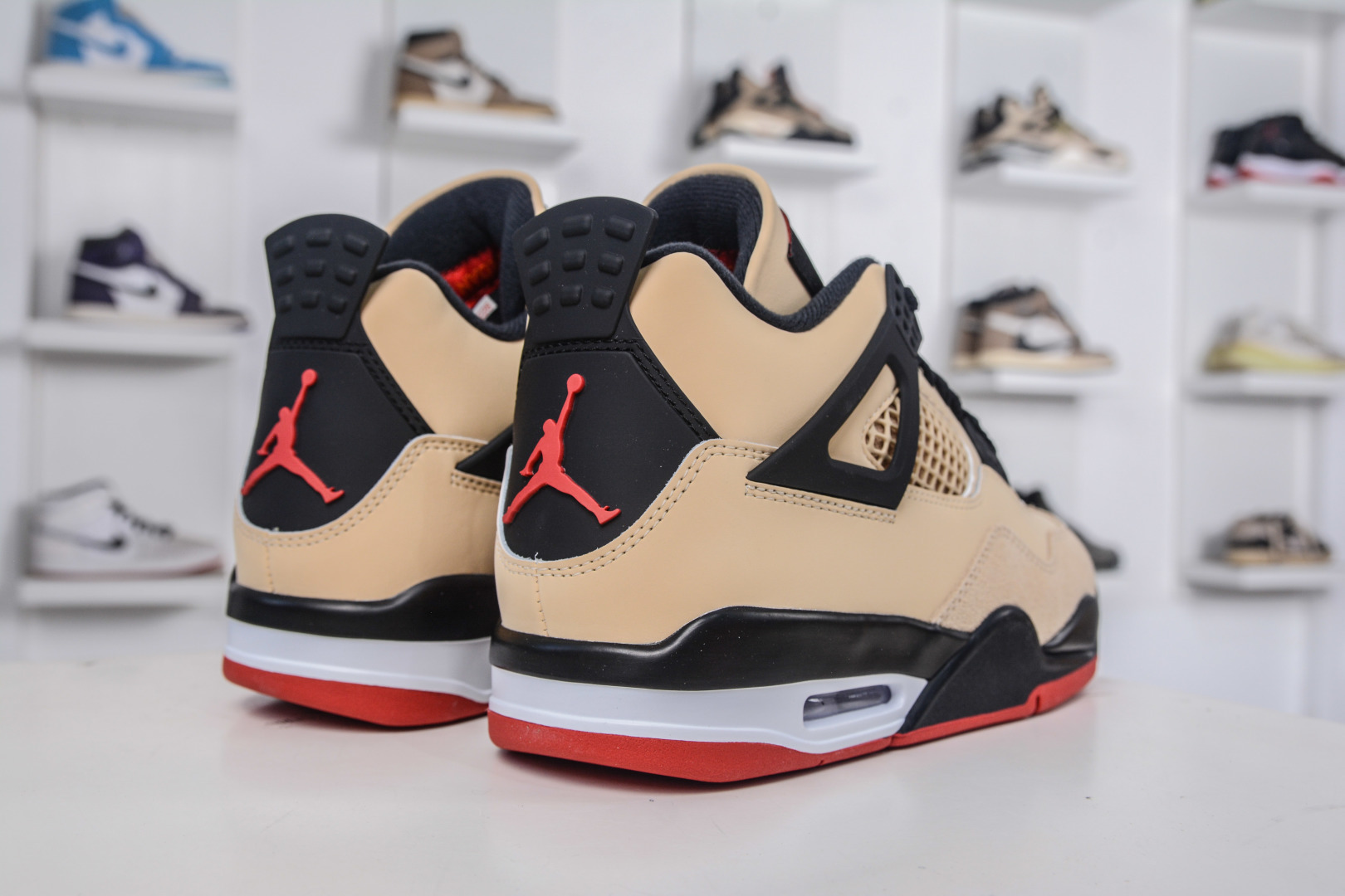 OG版 Air Jordan 4 Retro”Pizza”乔丹4代披萨配色卡其黑红 IH2094-200