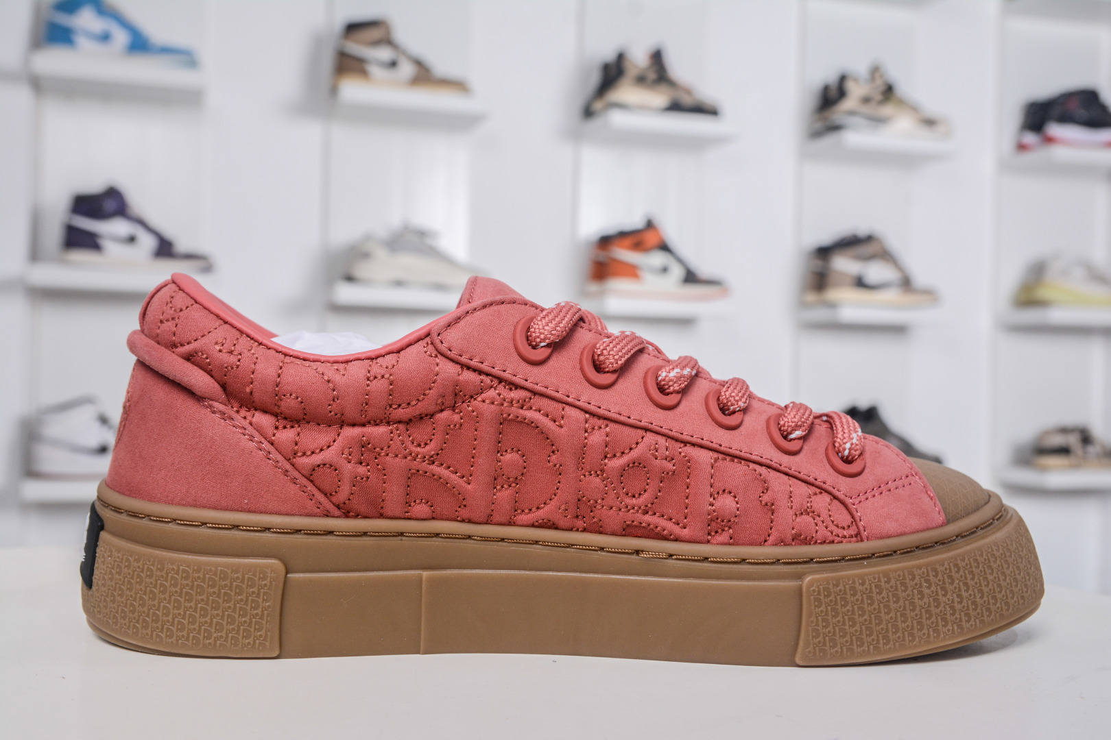 ZC总裁版 Dior B33 迪奥印花系带时尚运动板鞋网球鞋