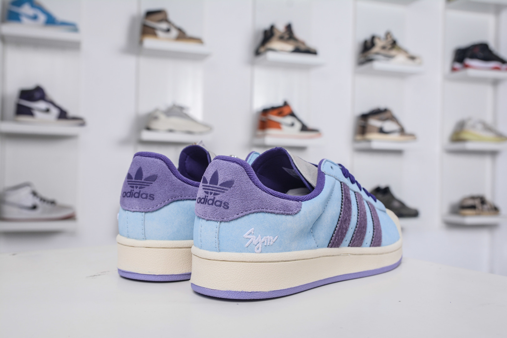 AD Originals Superstar 2 Shell Toe Sneakers - Light Blue & Purple, Premium Leather 7 cmp i1757868907573 389 0 4