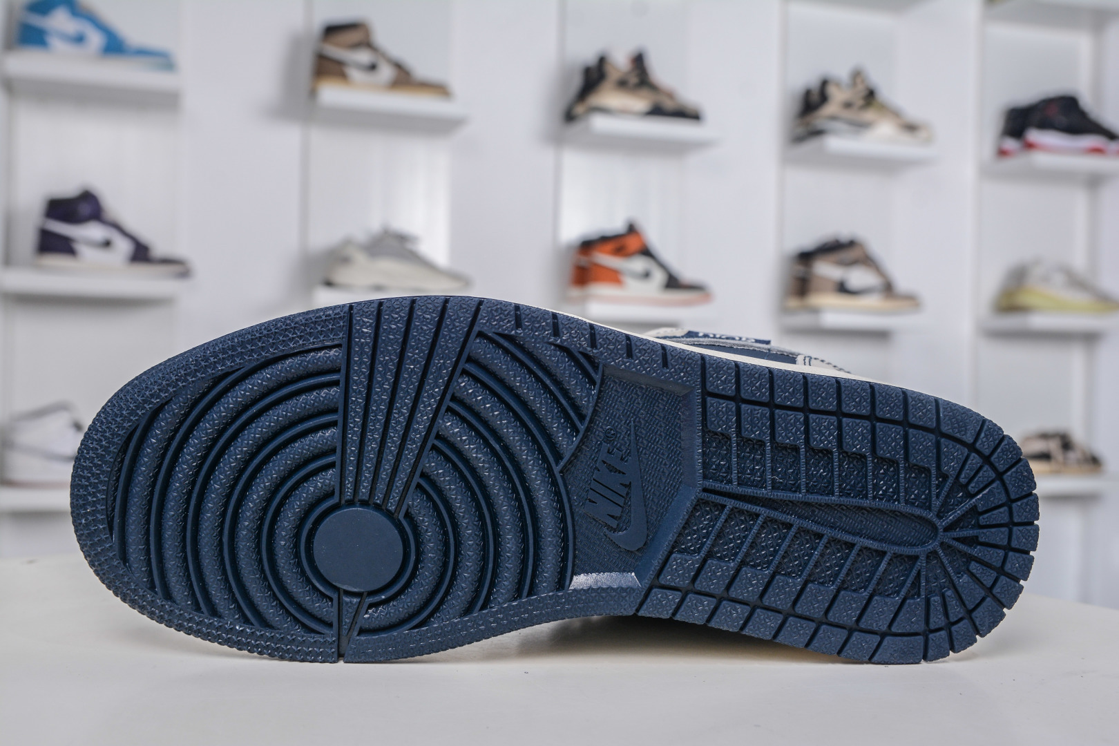 Dior x Air Jordan 1 Low: Navy & Cream Leather Sneakers, Limited Edition 5 cmp i1757869087723 2206 0 4