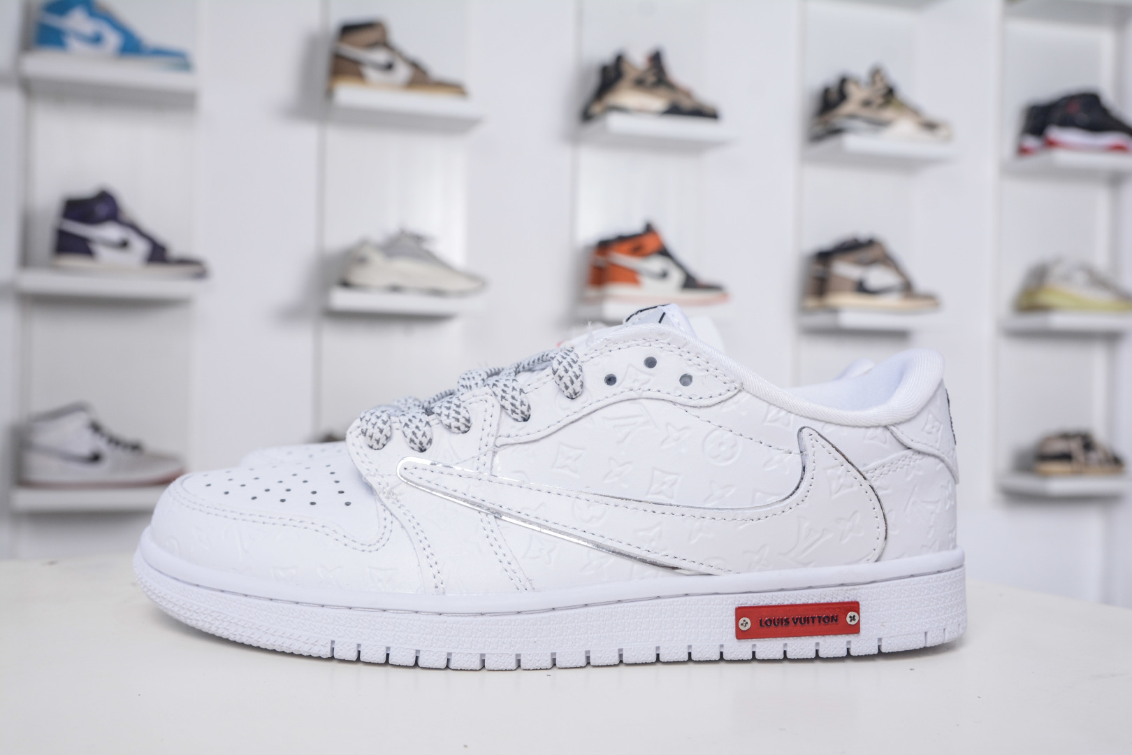 TS x Air Jordan x Louis Vuitton Air Jordan 1 Low - White Custom Sneakers 1 cmp i1757869520760 479 0 0