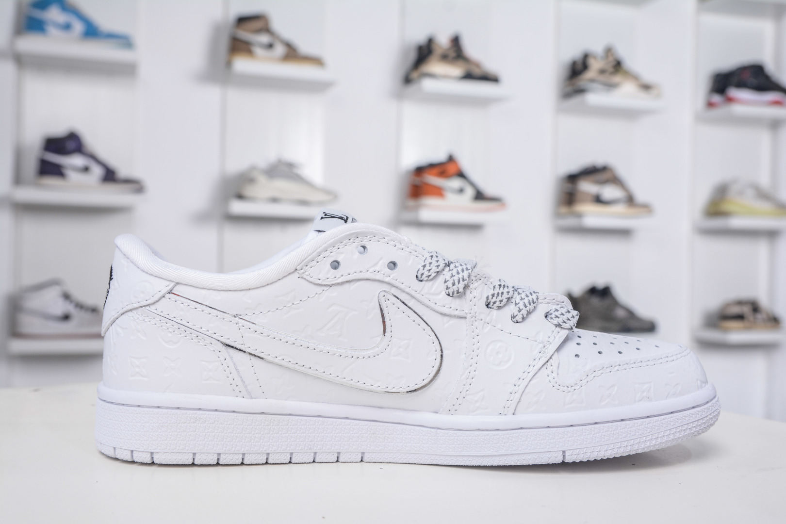 TS x Air Jordan x Louis Vuitton Air Jordan 1 Low - White Custom Sneakers 3 cmp i1757869521810 8744 0 2