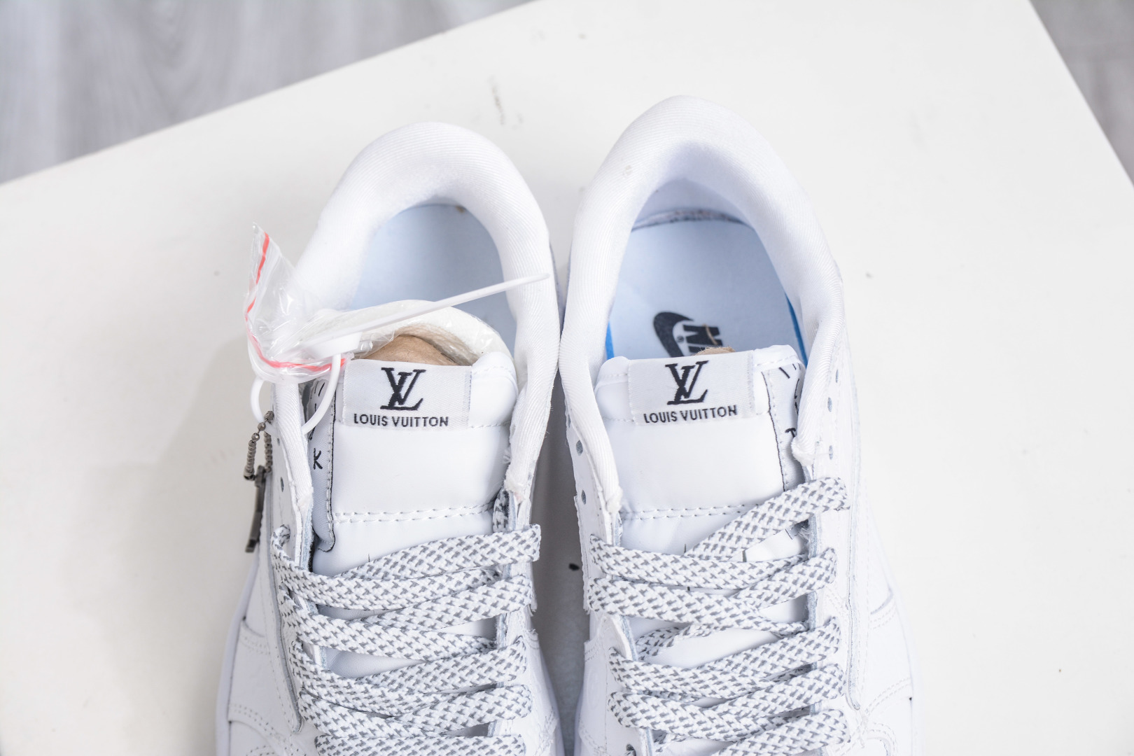 TS x Air Jordan x Louis Vuitton Air Jordan 1 Low - White Custom Sneakers 8 cmp i1757869521811 1766 0 7