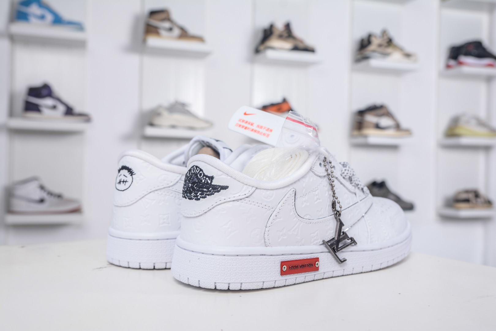 TS x Air Jordan x Louis Vuitton Air Jordan 1 Low - White Custom Sneakers 6 cmp i1757869521816 6953 0 5