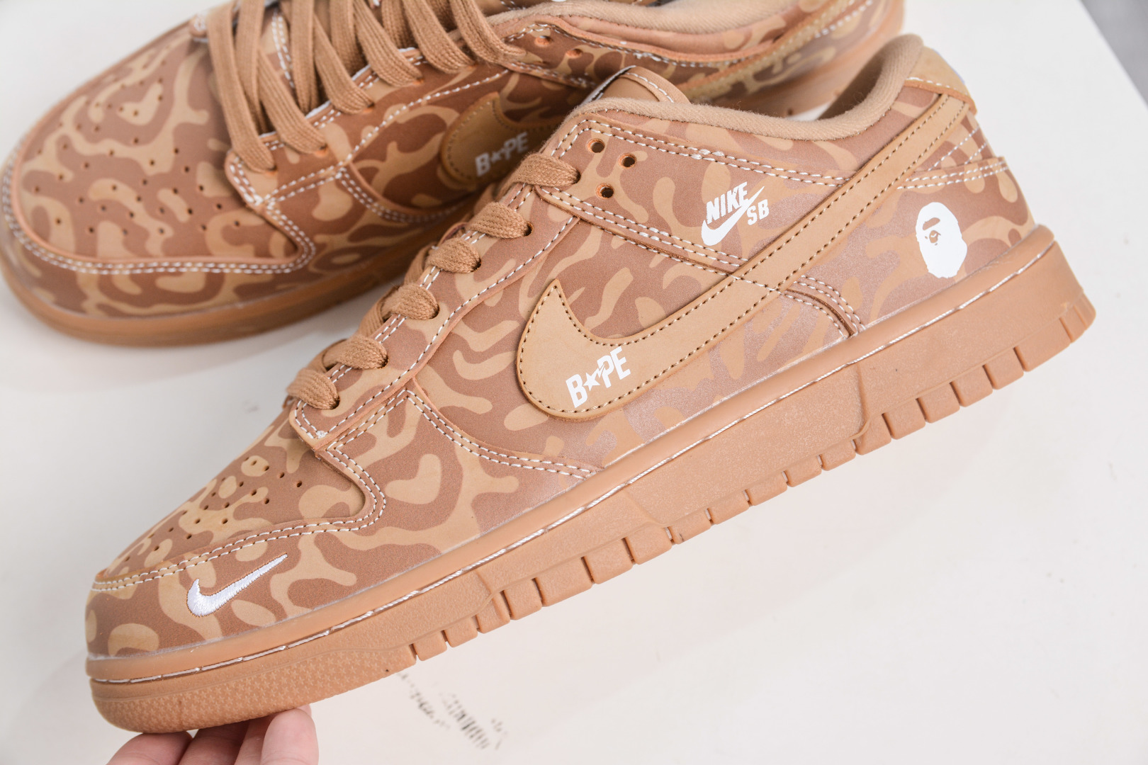 Nike SB Dunk Low x BAPE Wheat Brown: Premium Comfort and Exclusive Style 8 cmp i1757955456848 922 0 6