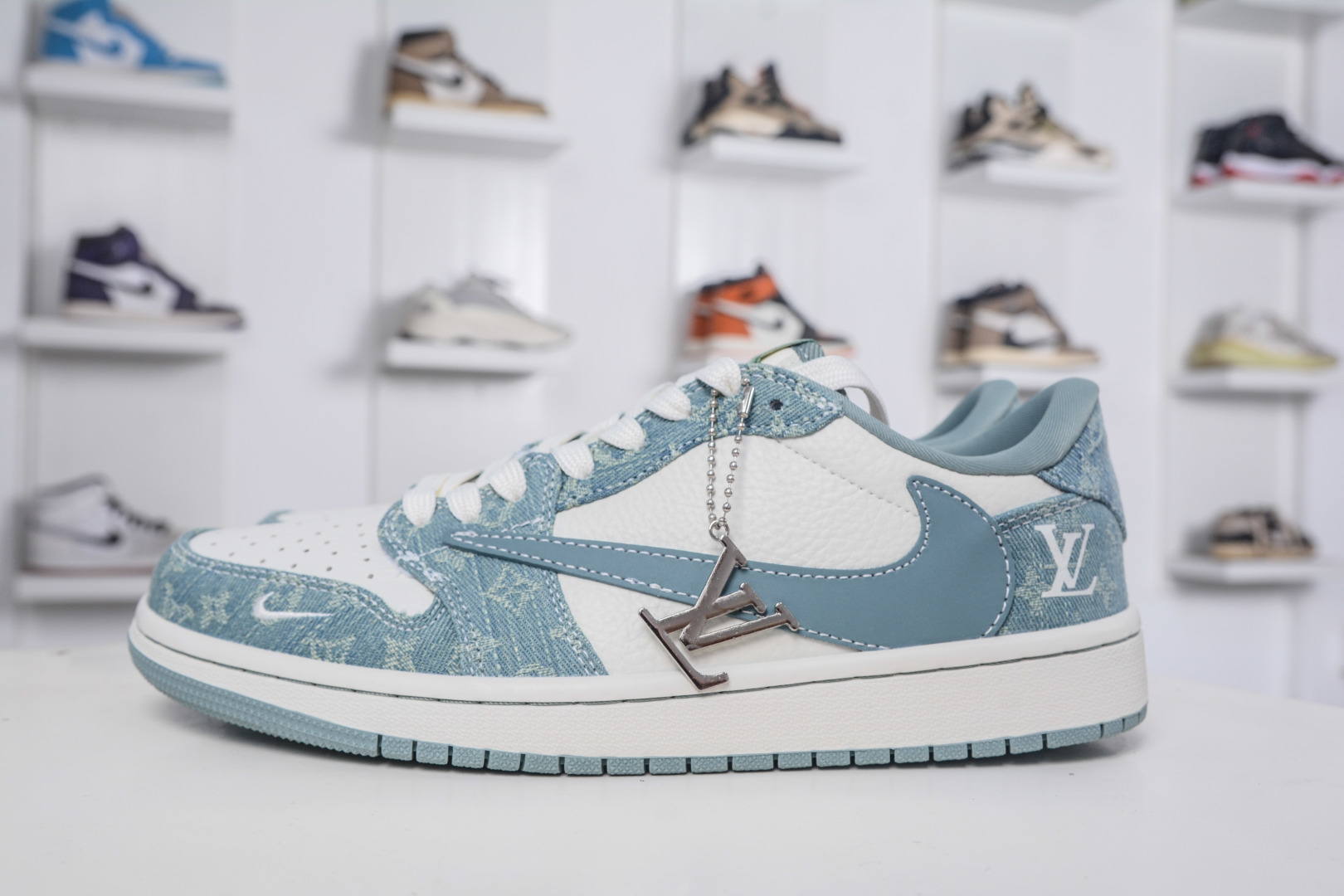 TS x Air Jordan x Louis Vuitton Air Jordan 1 Low - Blue Denim 1 cmp i1757955525847 9627 0 0