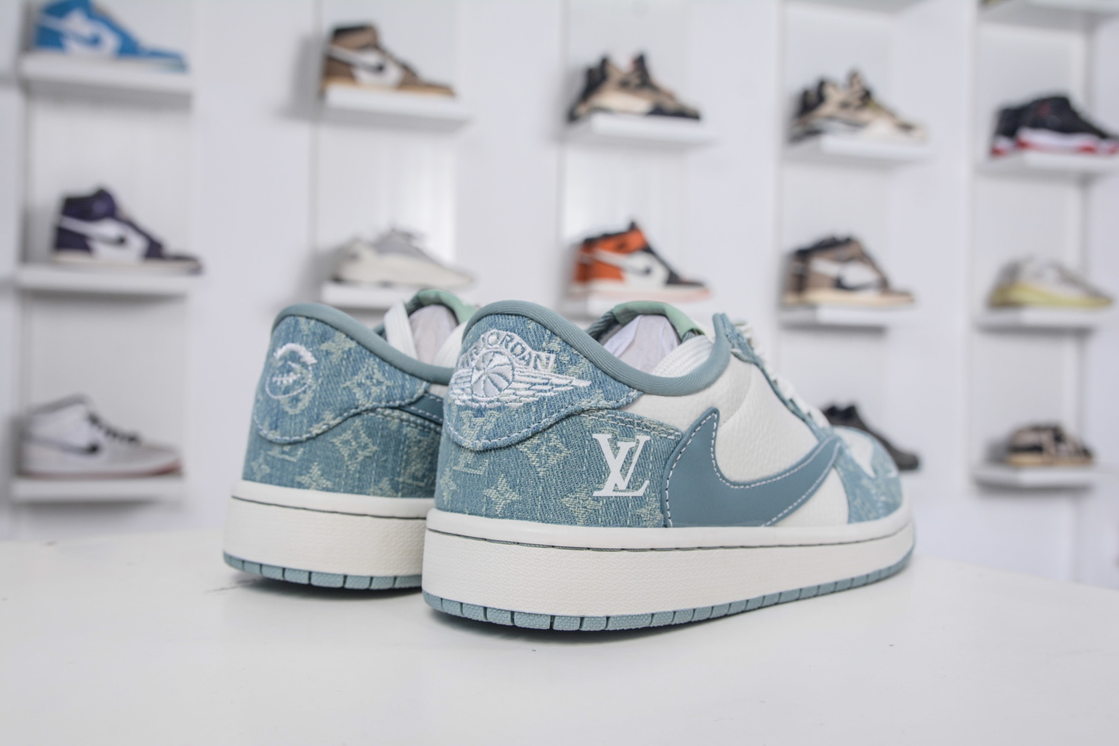 TS x Air Jordan x Louis Vuitton Air Jordan 1 Low - Blue Denim 6 cmp i1757955525848 2087 0 5
