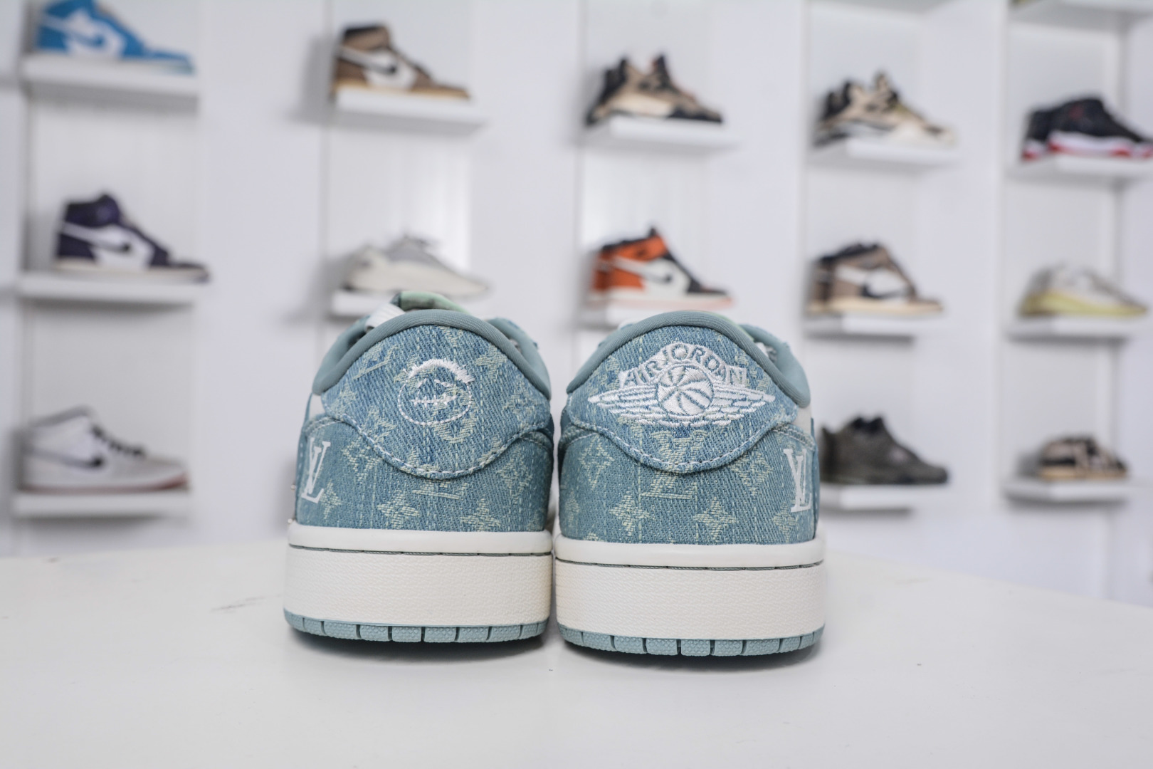 TS x Air Jordan x Louis Vuitton Air Jordan 1 Low - Blue Denim 2 cmp i1757955525848 4743 0 1