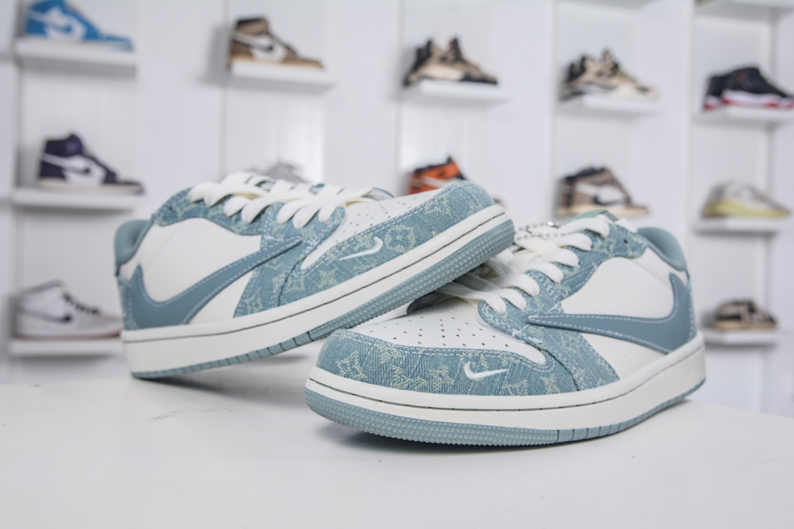 TS x Air Jordan x Louis Vuitton Air Jordan 1 Low - Blue Denim 4 cmp i1757955526792 3522 0 3