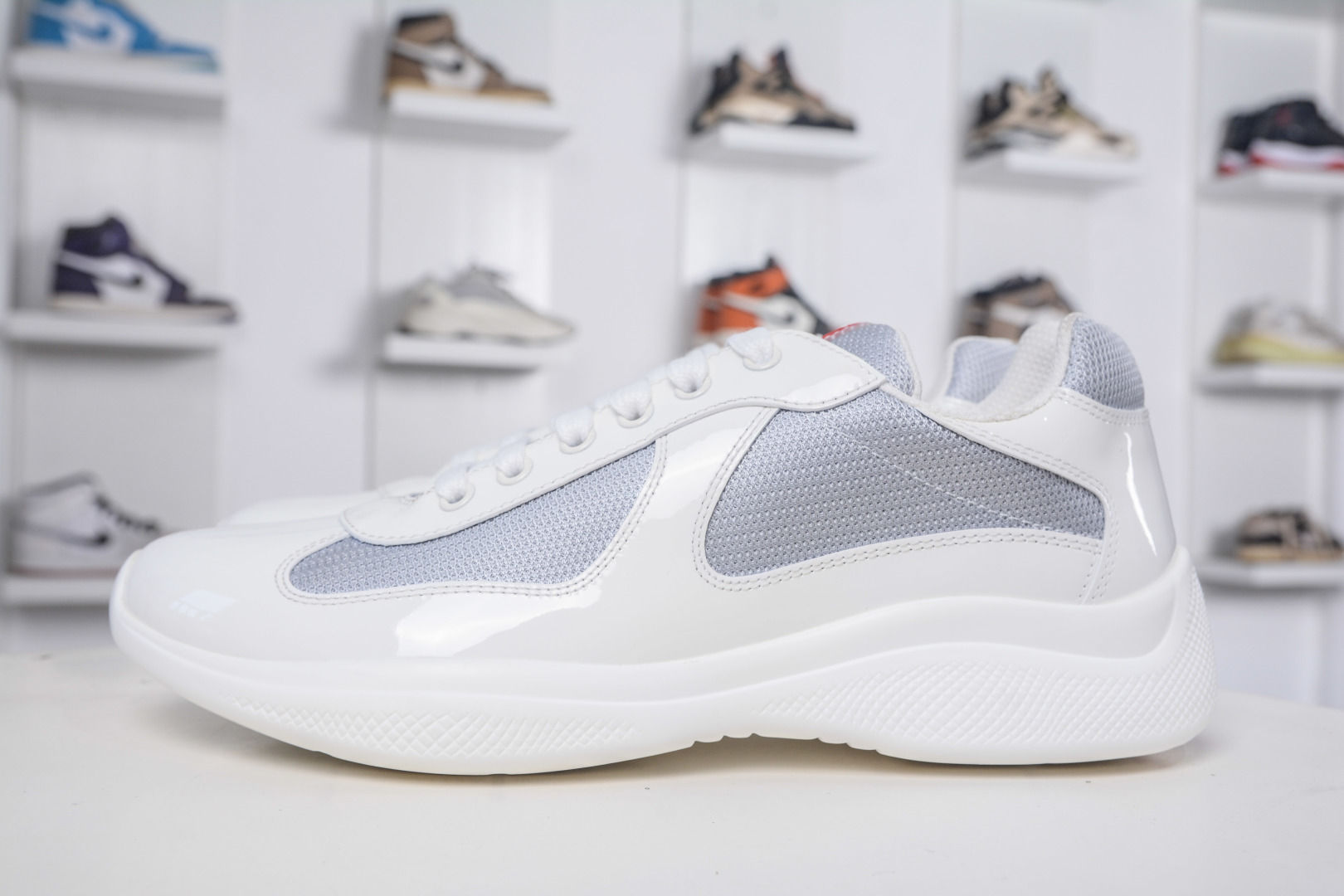 Prada Linea Rossa White Low-Top Sneakers, Lightweight & Flexible, Size 40-47 2 cmp i1757955697383 7434 0 0