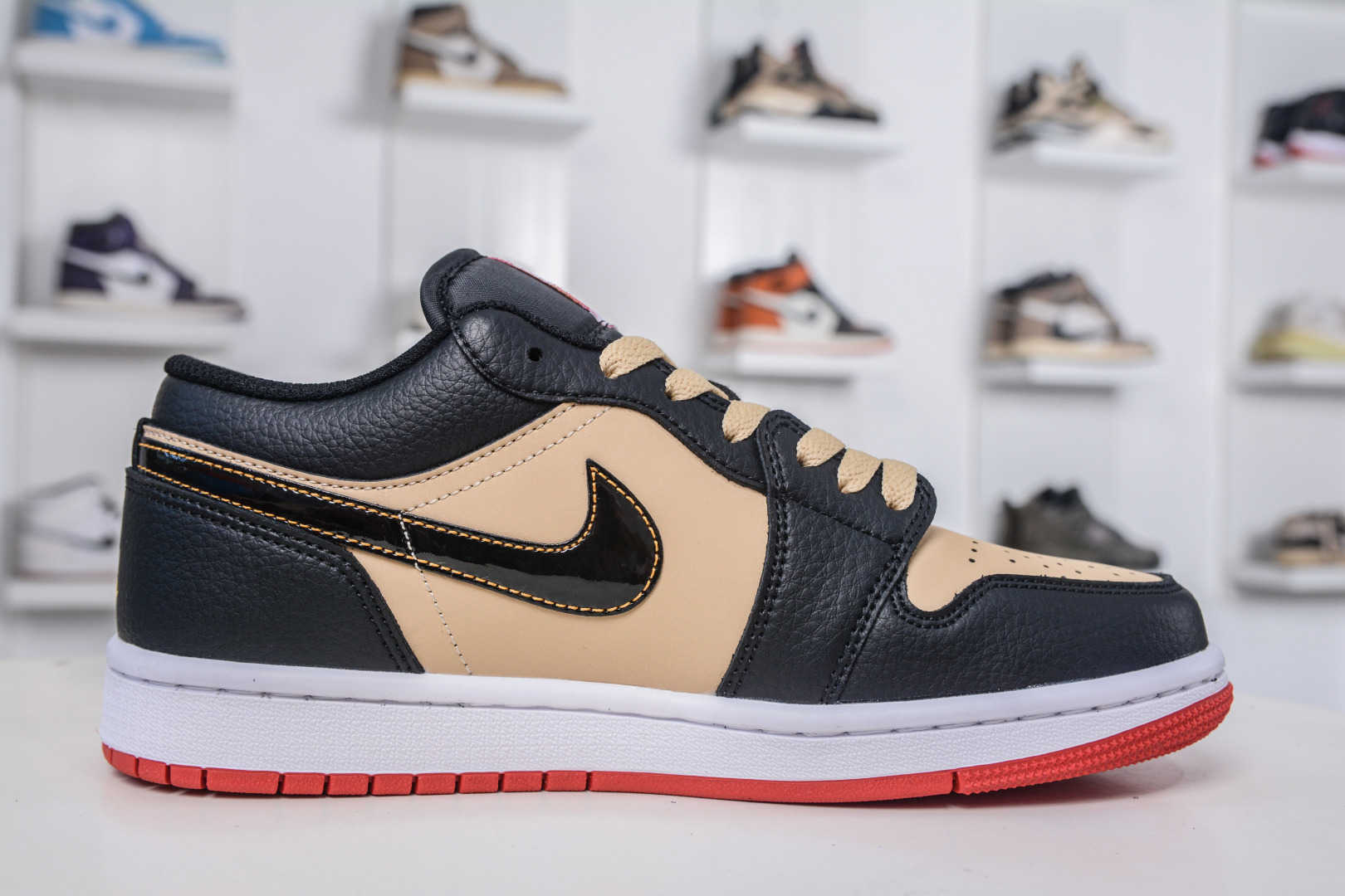 Air Jordan 1 Low Black Tan Leather, Stylish and Comfortable Sneaker for Everyday 3 cmp i1757955854733 2464 0 2