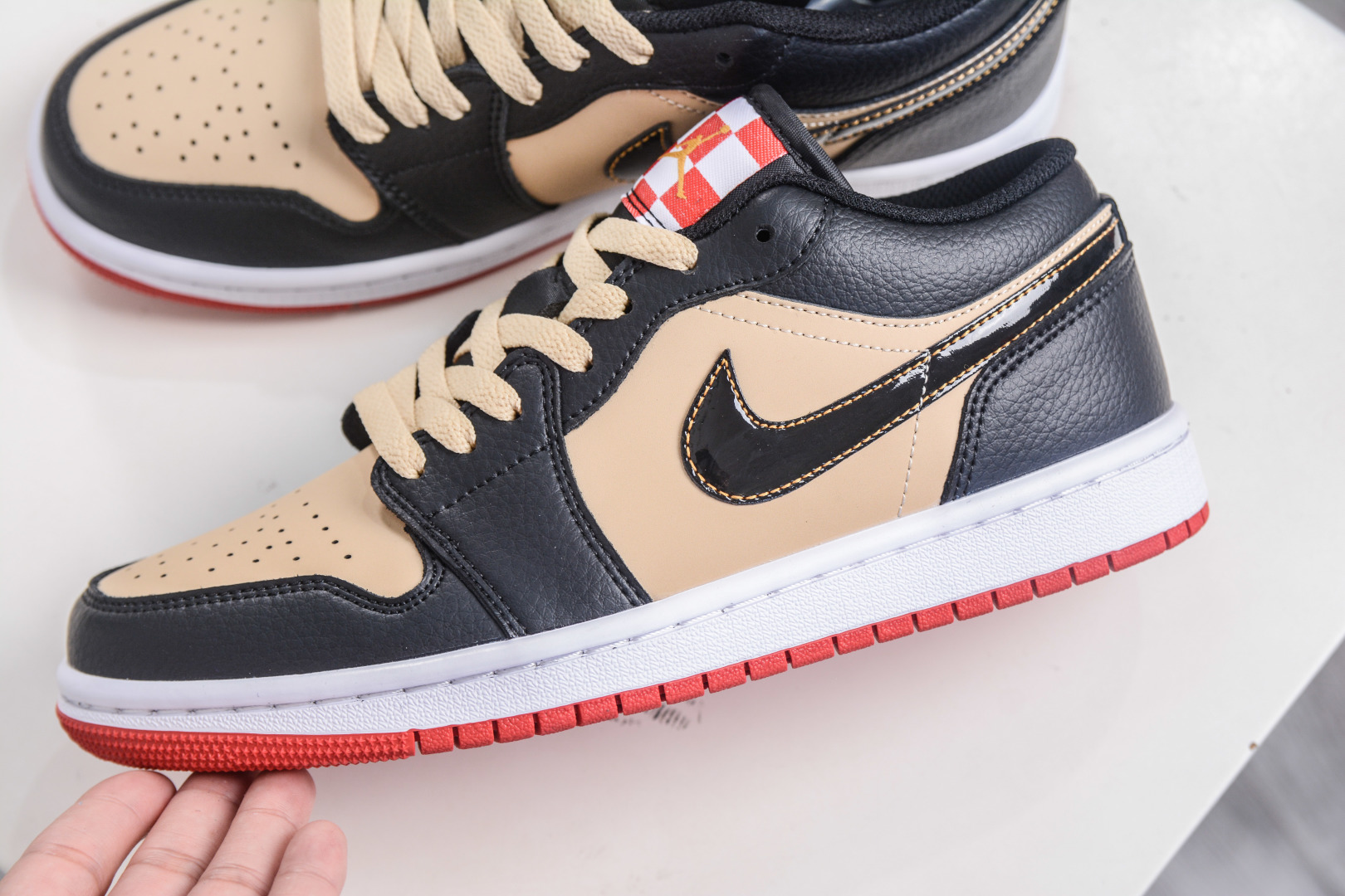 Air Jordan 1 Low Black Tan Leather, Stylish and Comfortable Sneaker for Everyday 7 cmp i1757955855926 7038 0 6