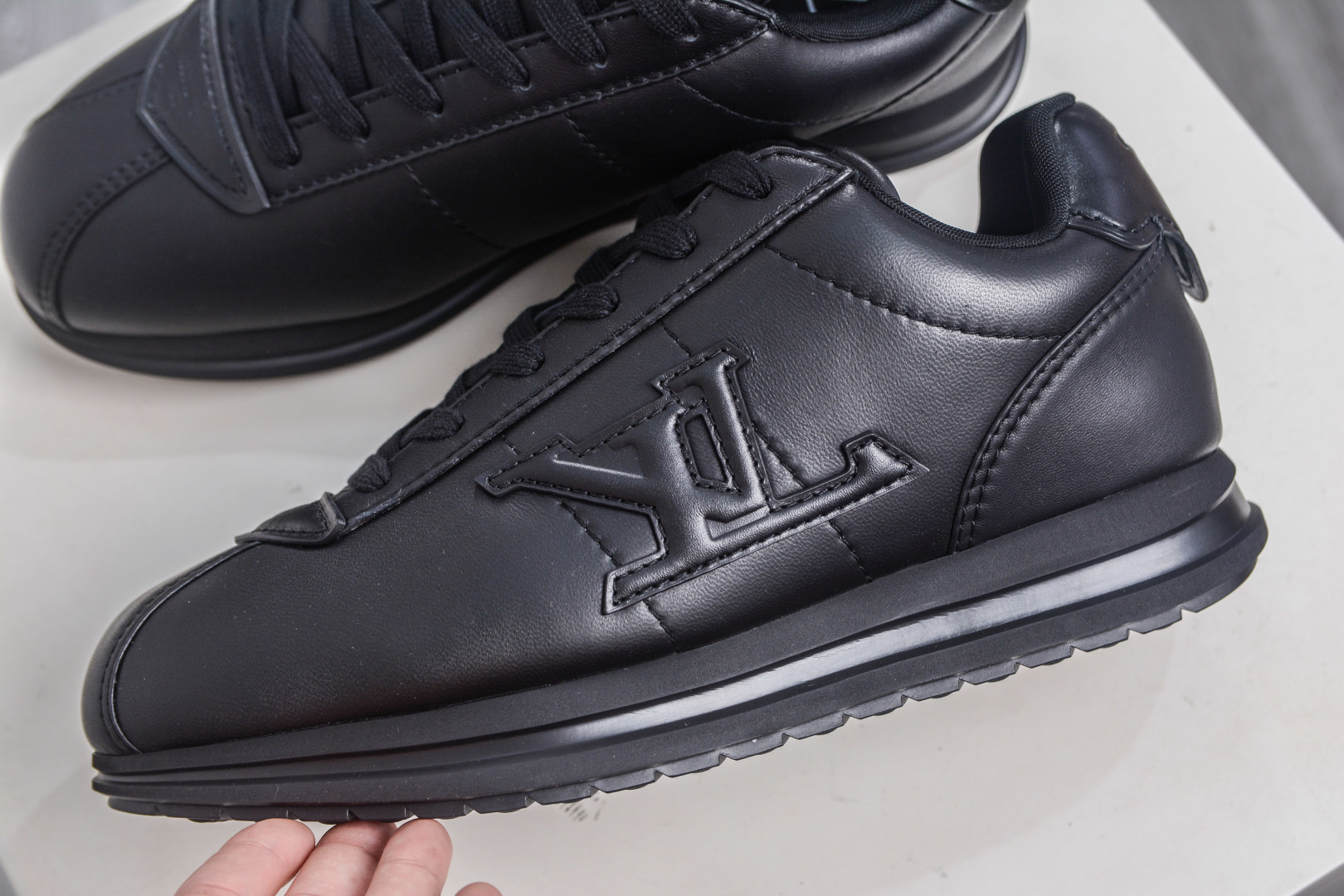 Louis Vuitton x Nigo Buttersoft Black Leather Sneakers - FW25 Collection 8 cmp i1757956289403 7644 0 5
