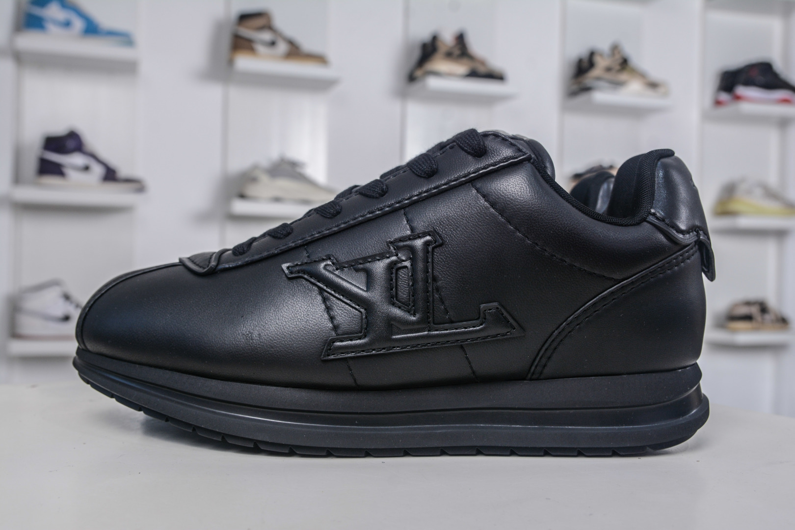 Louis Vuitton x Nigo Buttersoft Black Leather Sneakers - FW25 Collection 2 cmp i1757956296099 706 0 8
