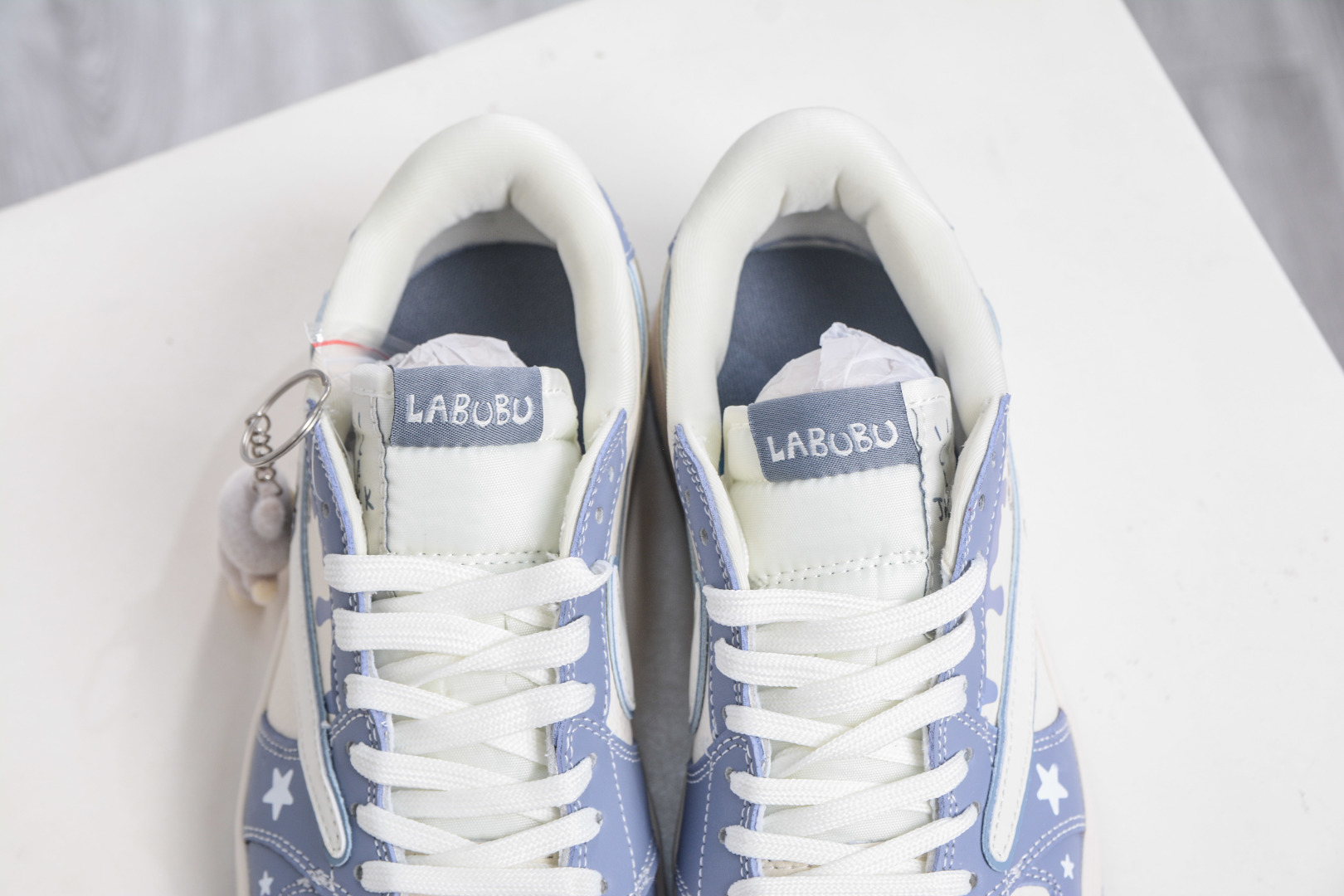 TS x Air Jordan 1 Low LABUBU - White & Blue Custom Sneakers with Air Cushion 9 cmp i1758039550887 9645 0 7