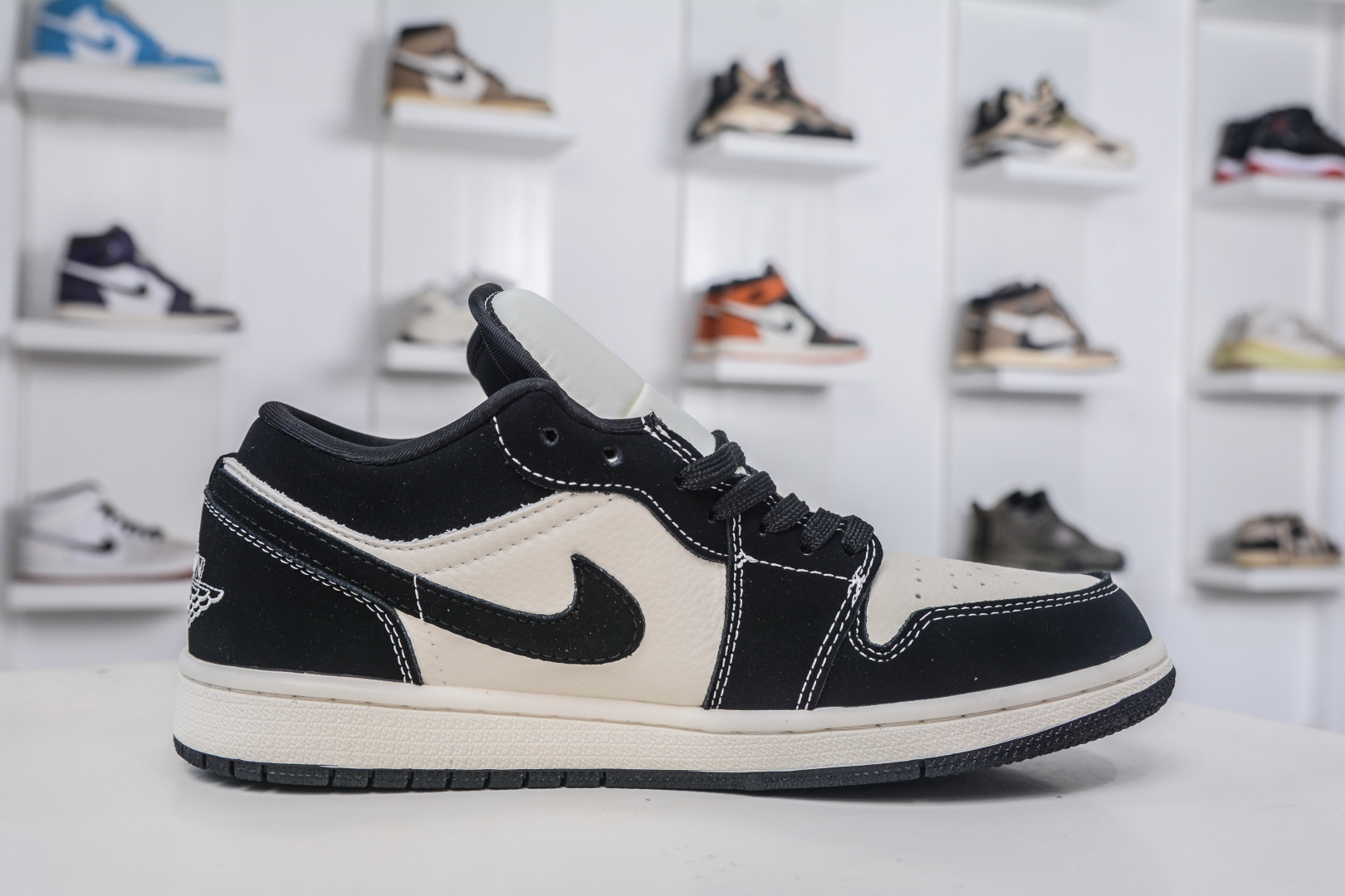 Air Jordan 1 Low X Chrome Hearts Black White Custom Shoes 4 cmp i1758039606331 9725 0 2