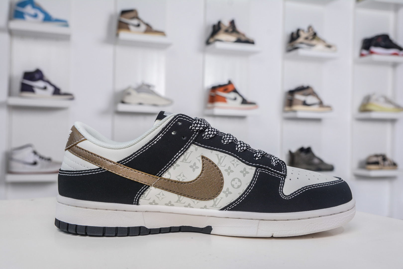 Nike SB Dunk Low x Louis Vuitton Collab Black White Brown, Premium Quality 4 cmp i1758039921026 3105 0 2