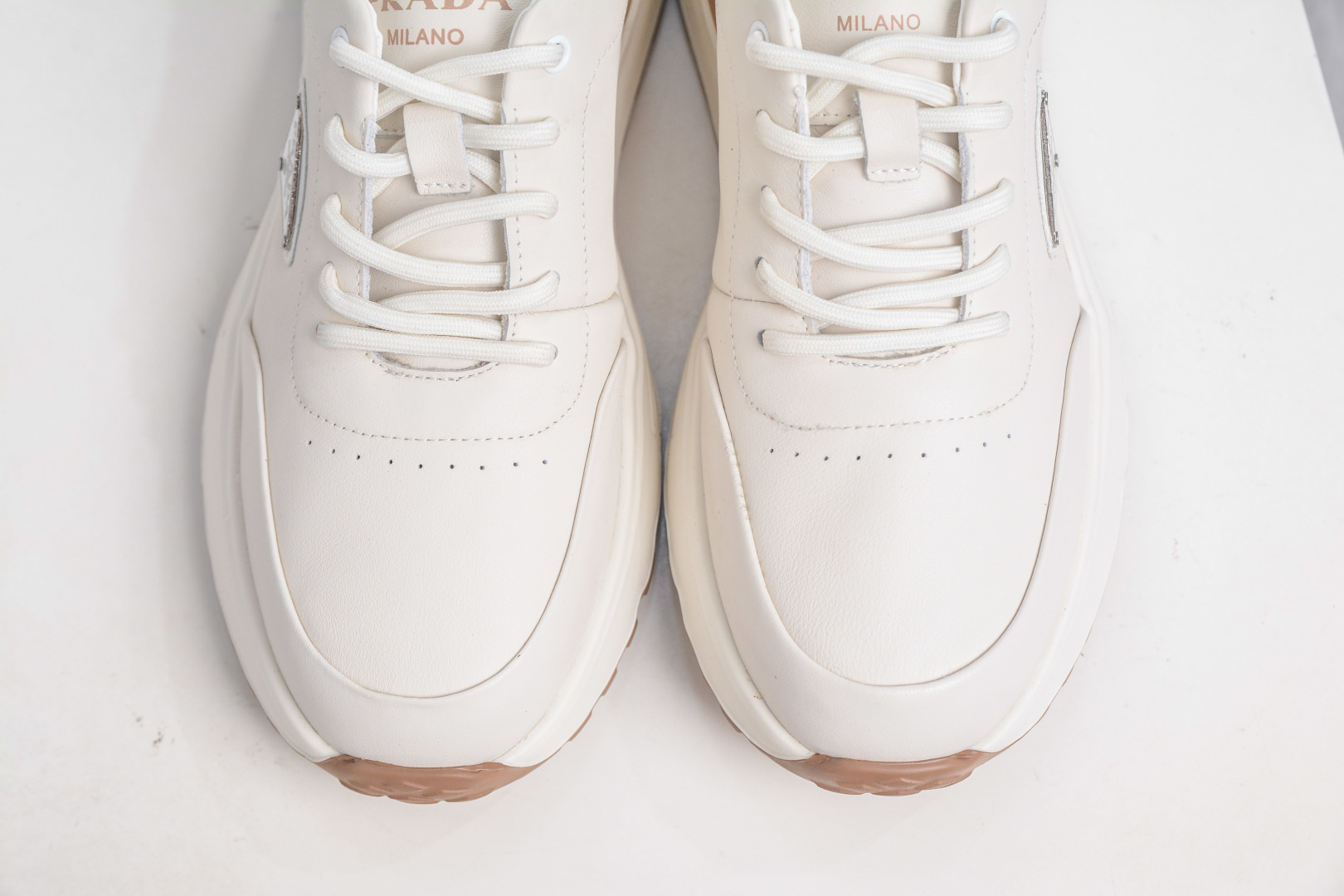 Prada Men's Leather Lace-Up Sneakers with Thick Sole and Logo Detail 10 cmp i1758040382549 2525 0 8