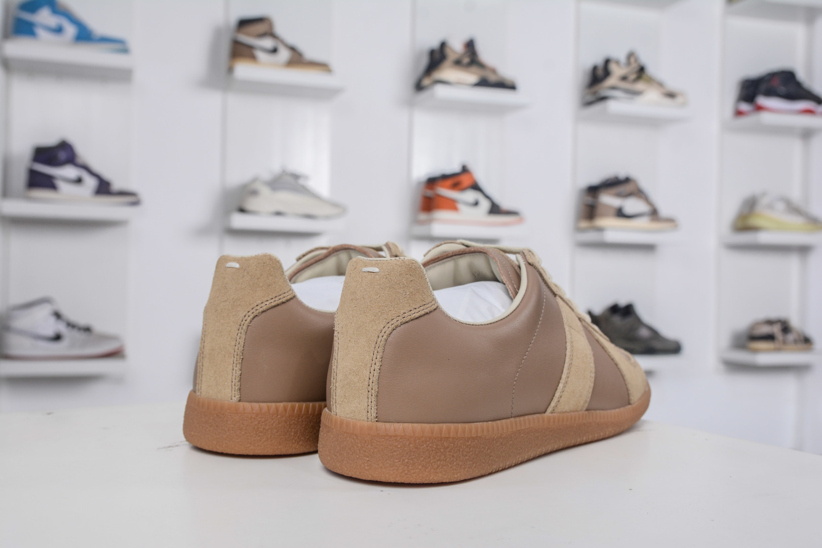 Maison Margiela Replica Sneakers - Calfskin Leather, Suede, and Rubber Sole 7 cmp i1758040775996 8292 0 5