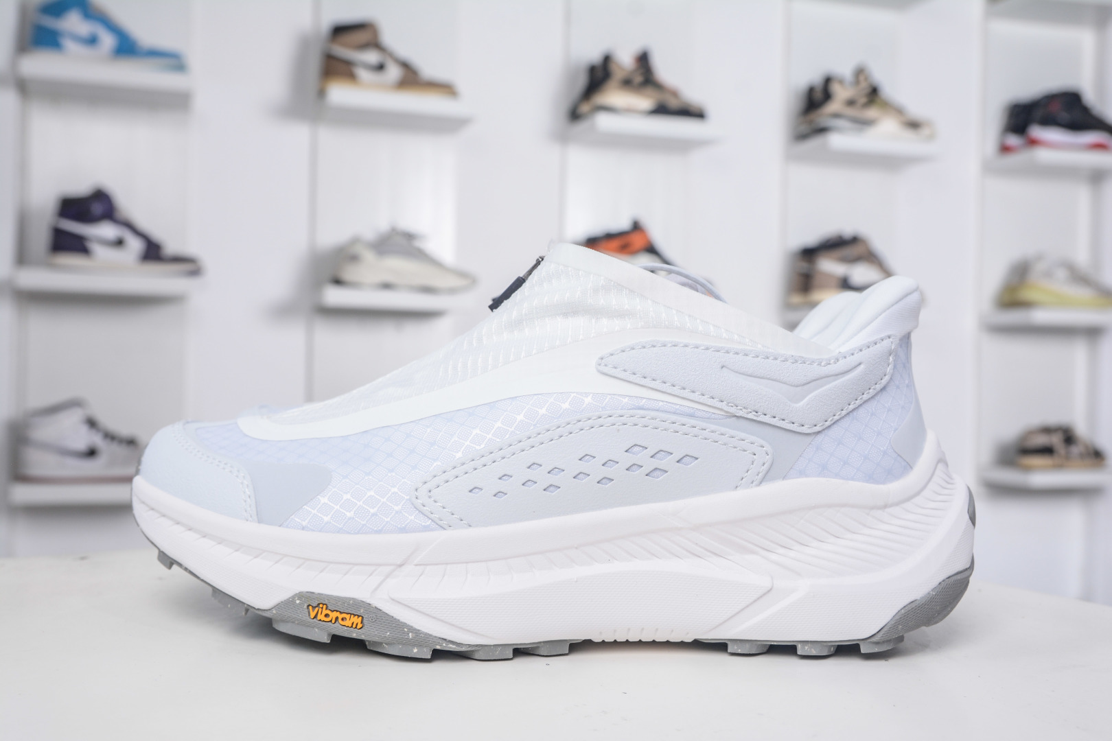 Hoka One One Project Transport White Low-Top Lifestyle Sneakers for Men and Women